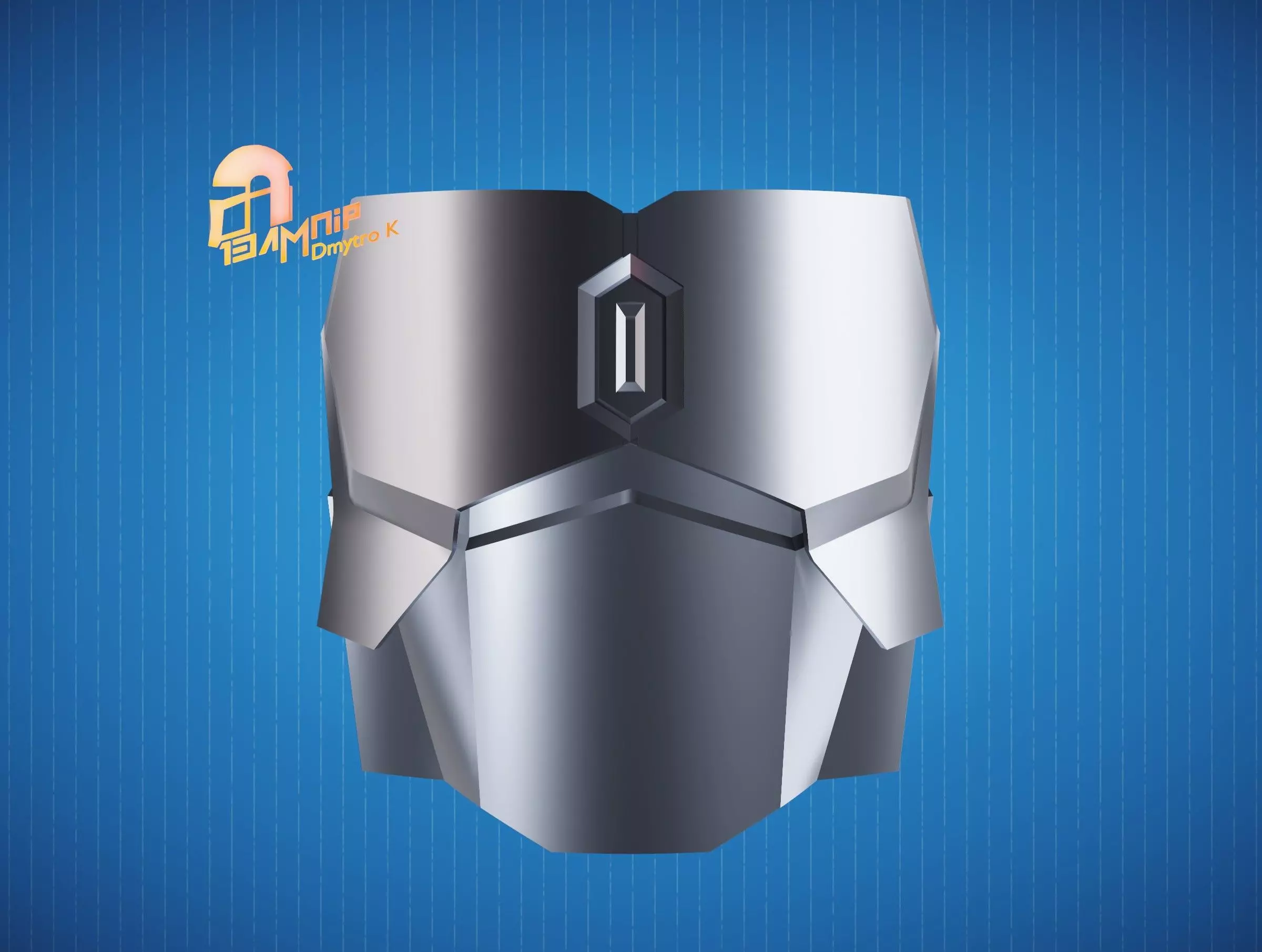 Custom Mandalorian Chest Armor 3D print model_0