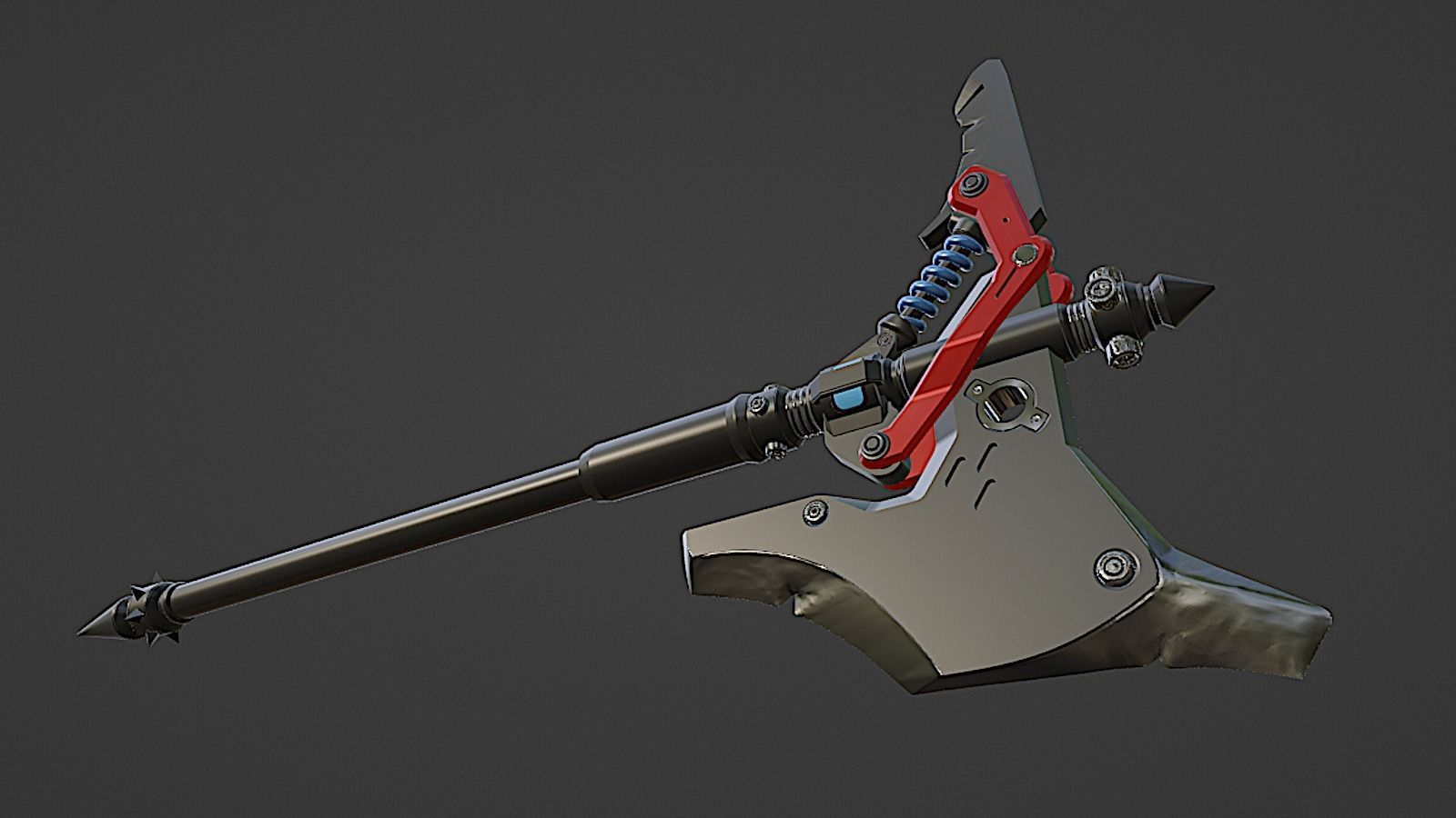 Overwatch - Junker Queen - Axe 3D print model_1