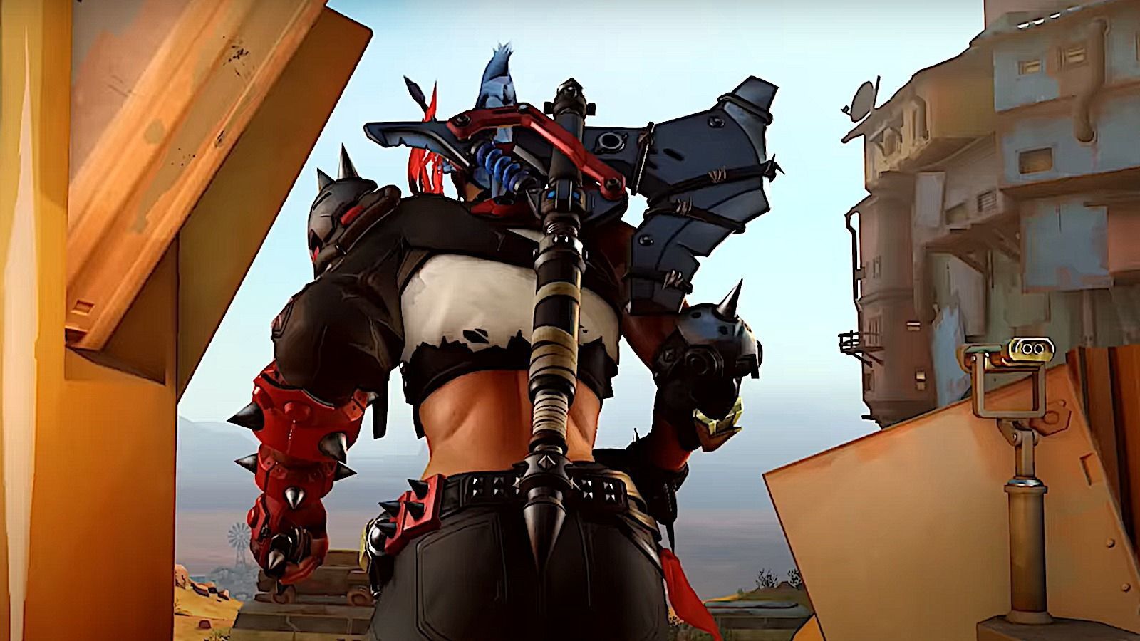 Overwatch - Junker Queen - Axe 3D print model_8