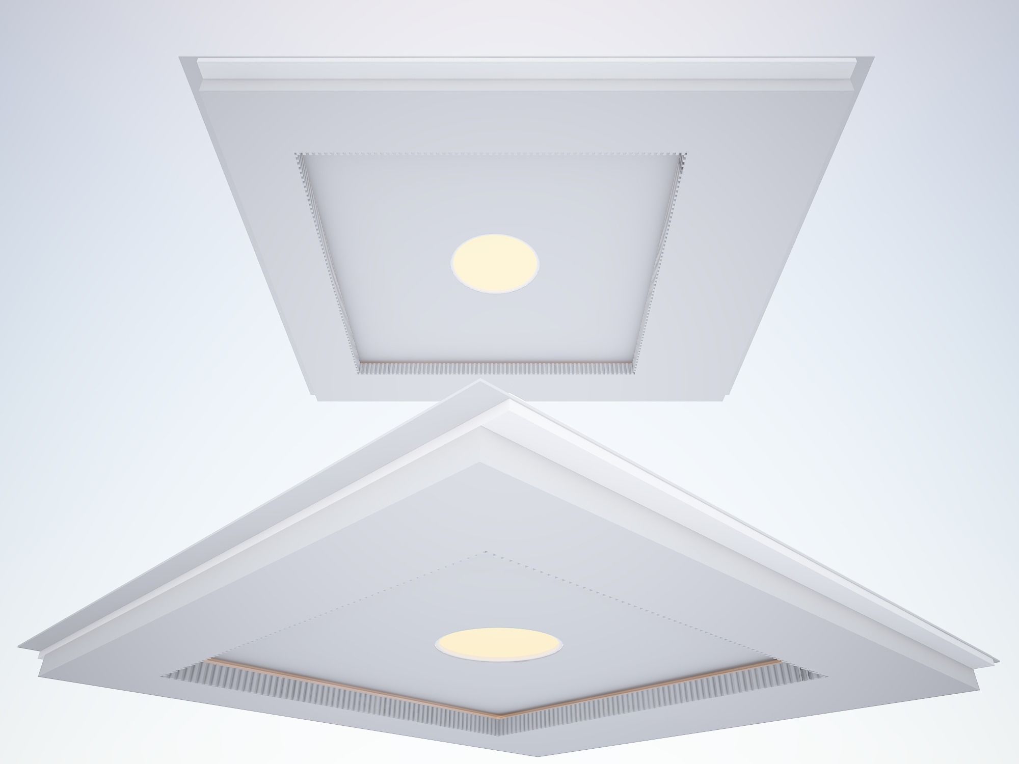 false ceiling 3D model_5