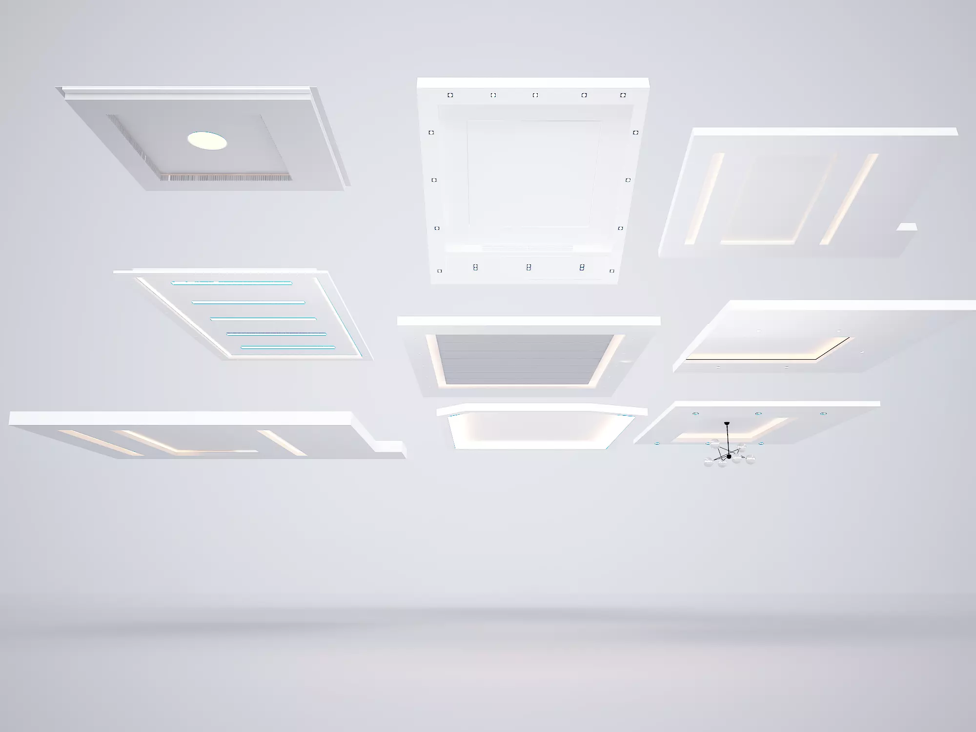 false ceiling 3D model_0