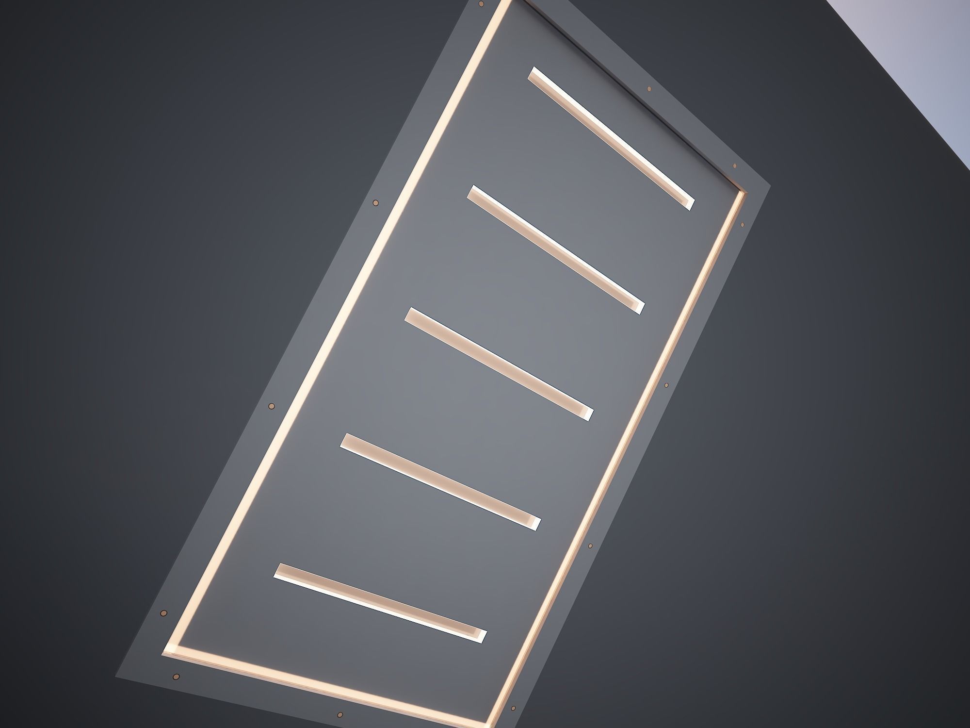 false ceiling 3D model_3