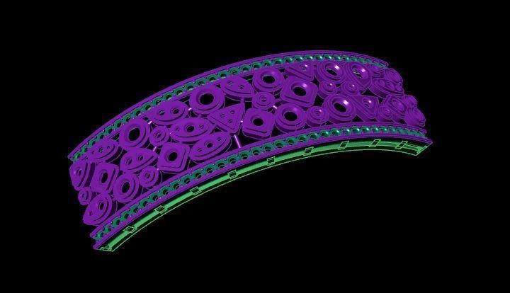 Bracelet 3D print model_4