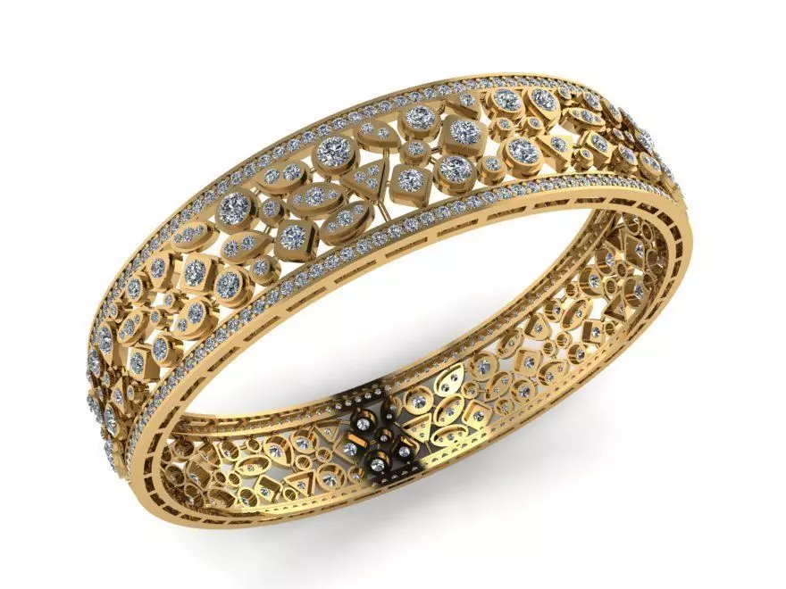 Bracelet 3D print model_0