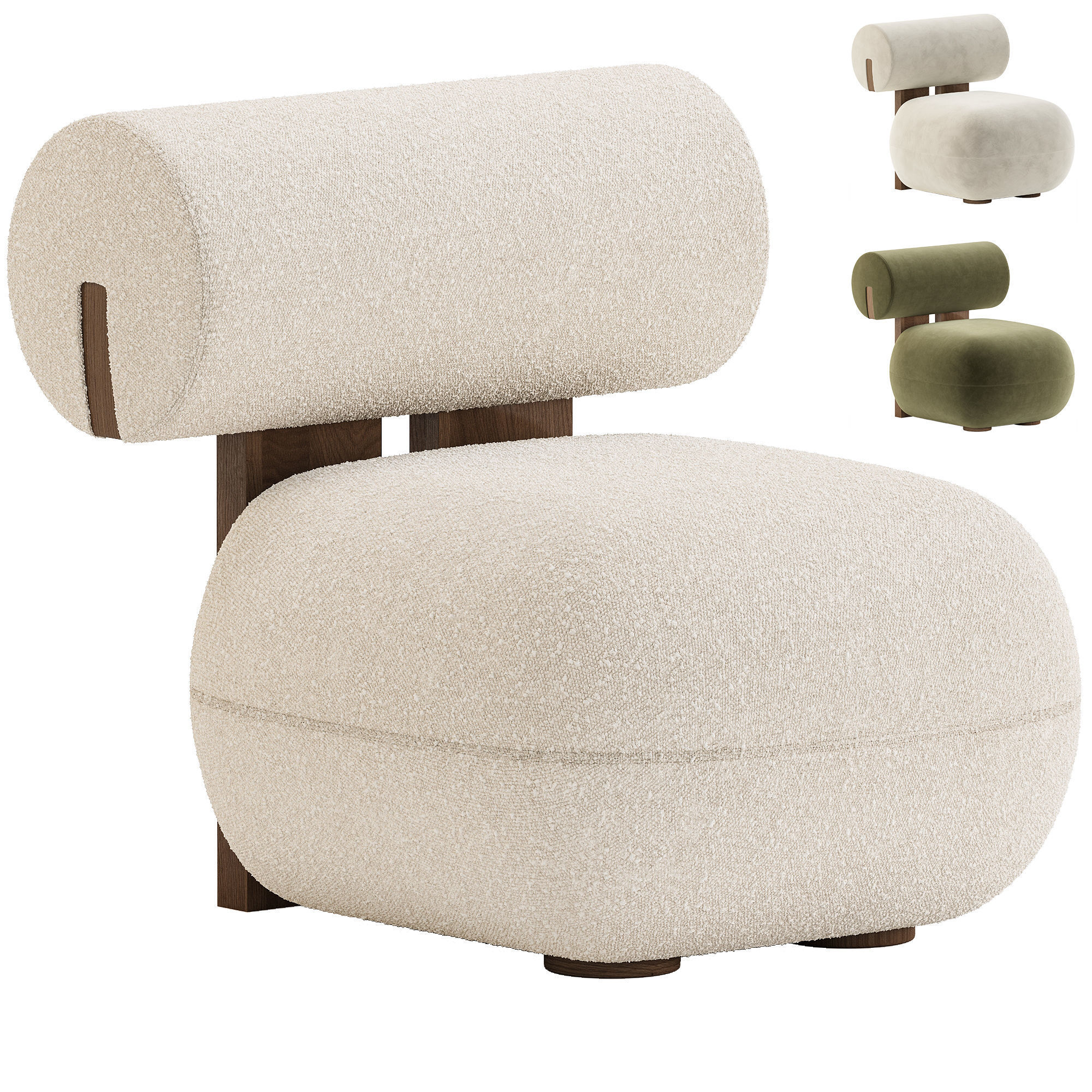 HIPPO Lounge Chair by Norr11 3D model_11