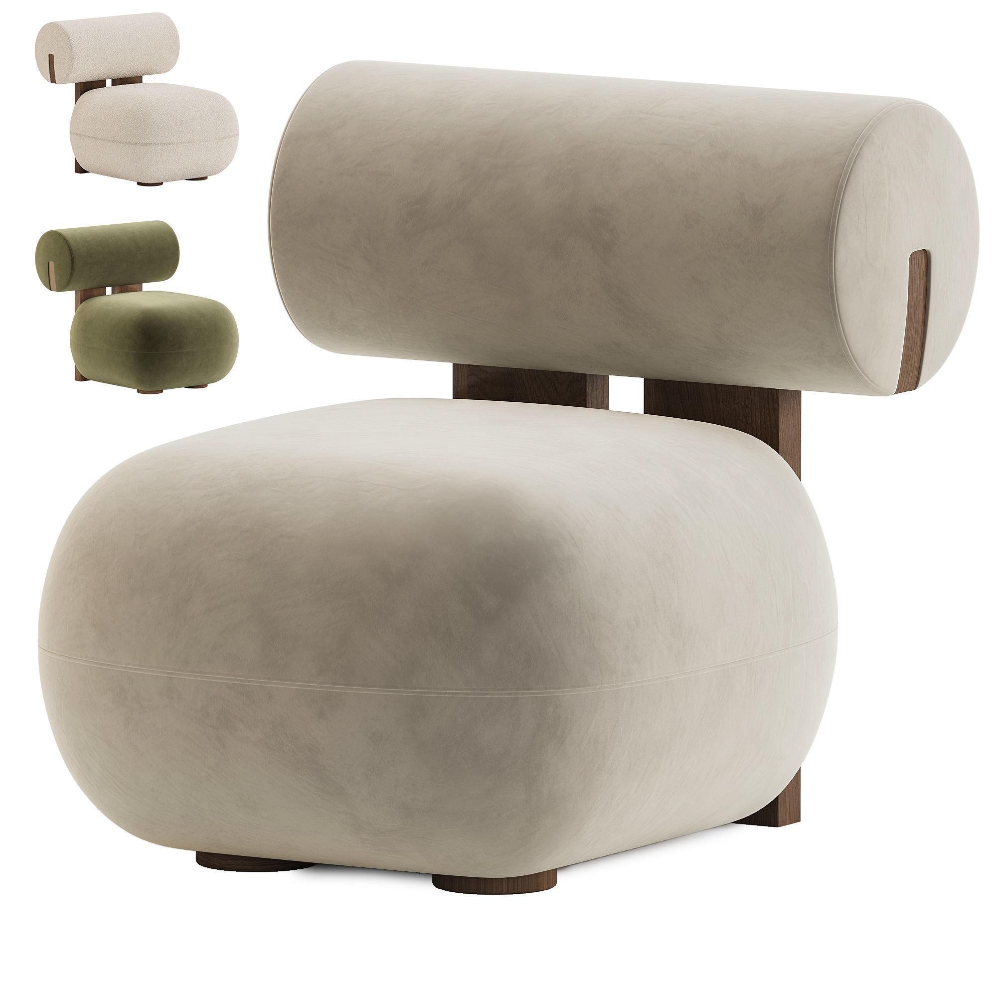 HIPPO Lounge Chair by Norr11 3D model_10