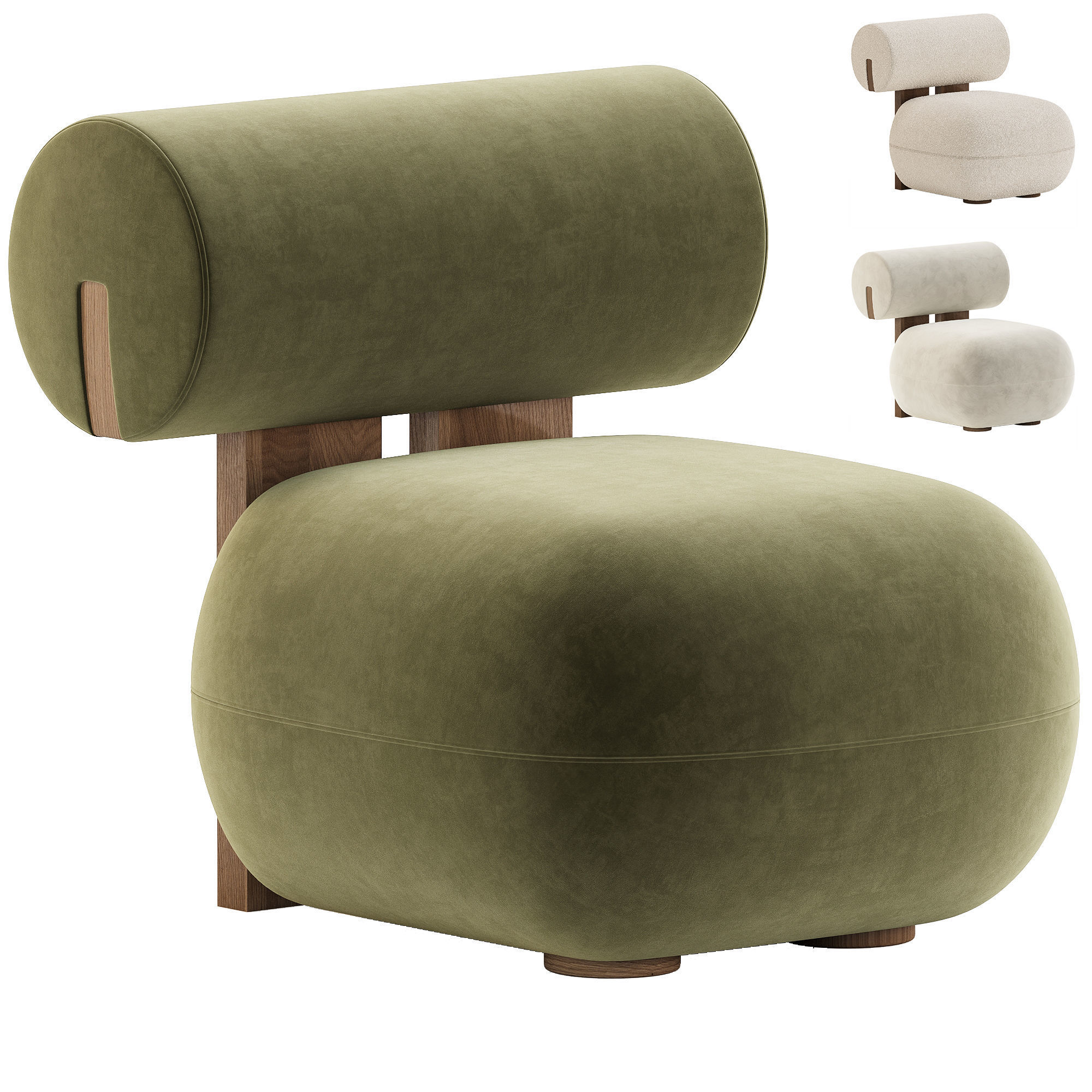 HIPPO Lounge Chair by Norr11 3D model_13