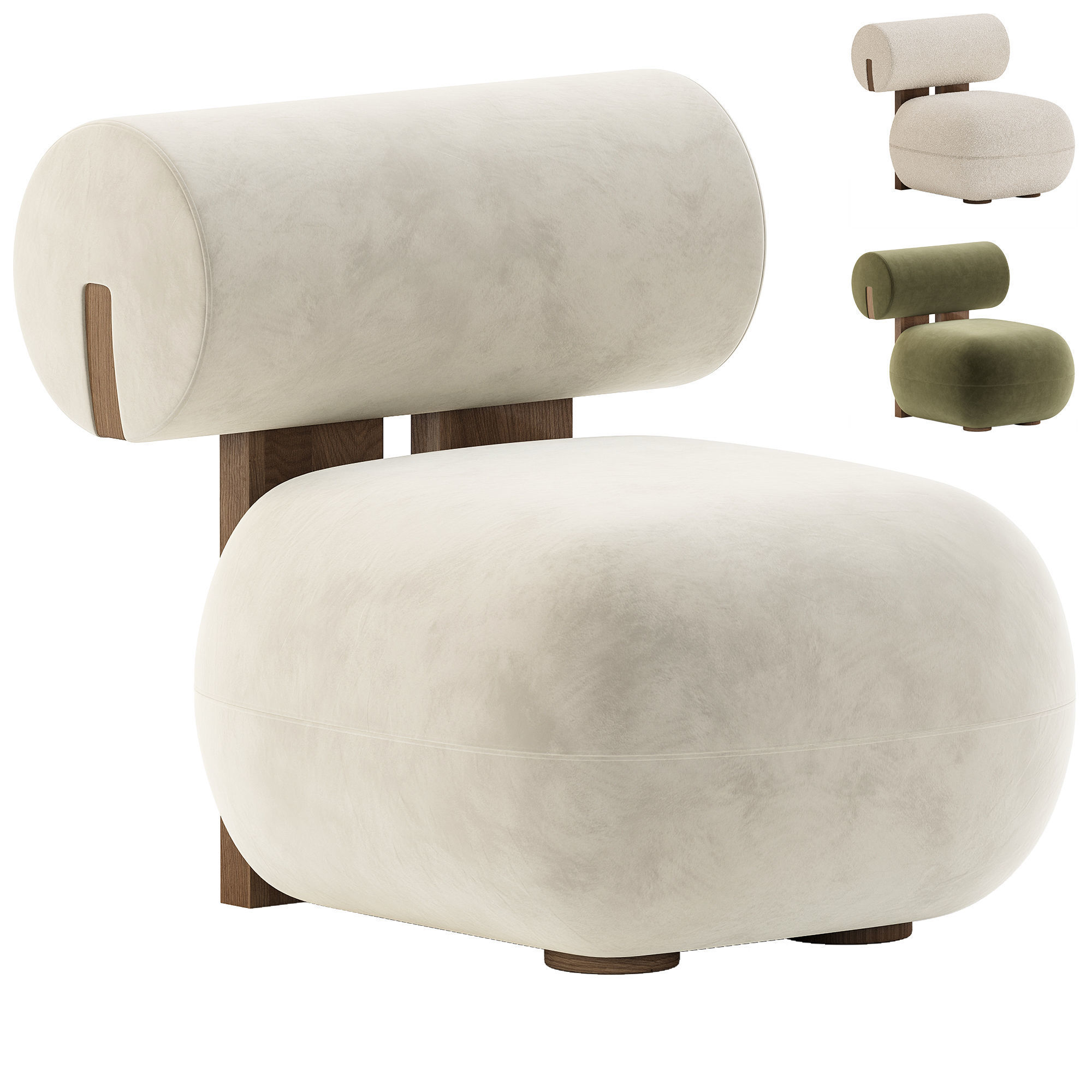 HIPPO Lounge Chair by Norr11 3D model_5