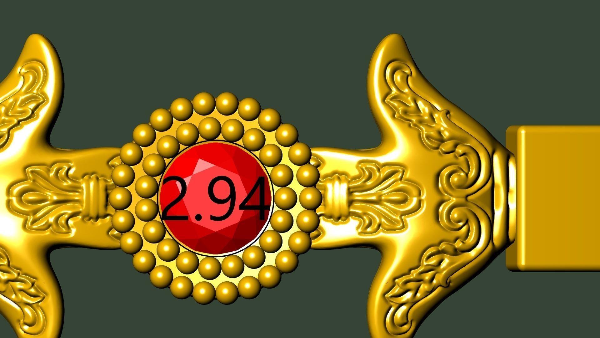 elegant ornament bracelet stl verified 3D print model_27