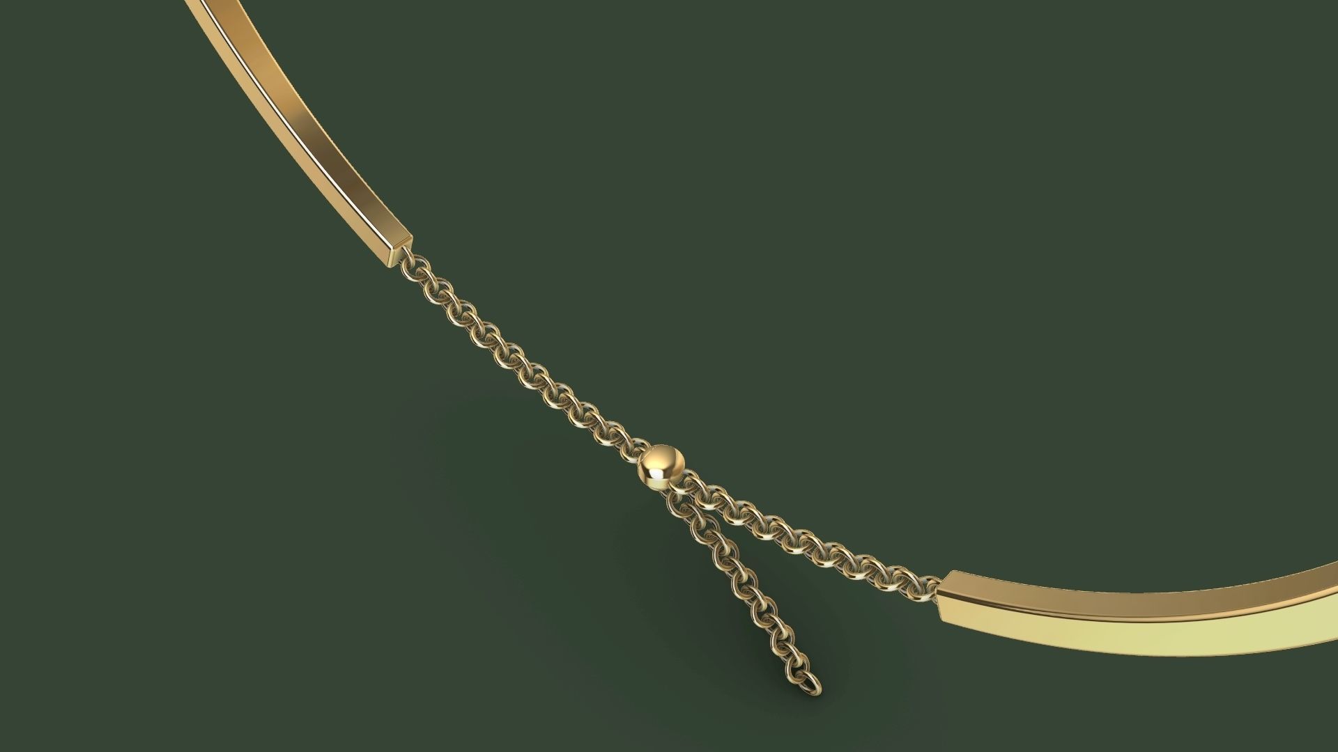 elegant ornament bracelet stl verified 3D print model_9