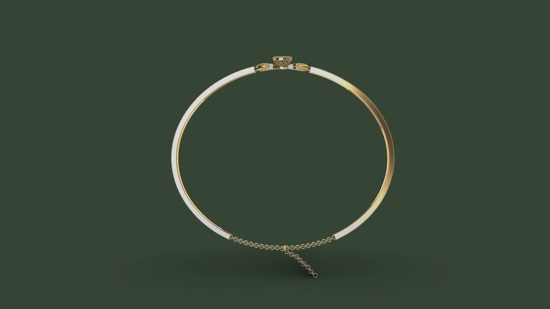 elegant ornament bracelet stl verified 3D print model_8