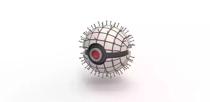 Pinhead orb 3D print model