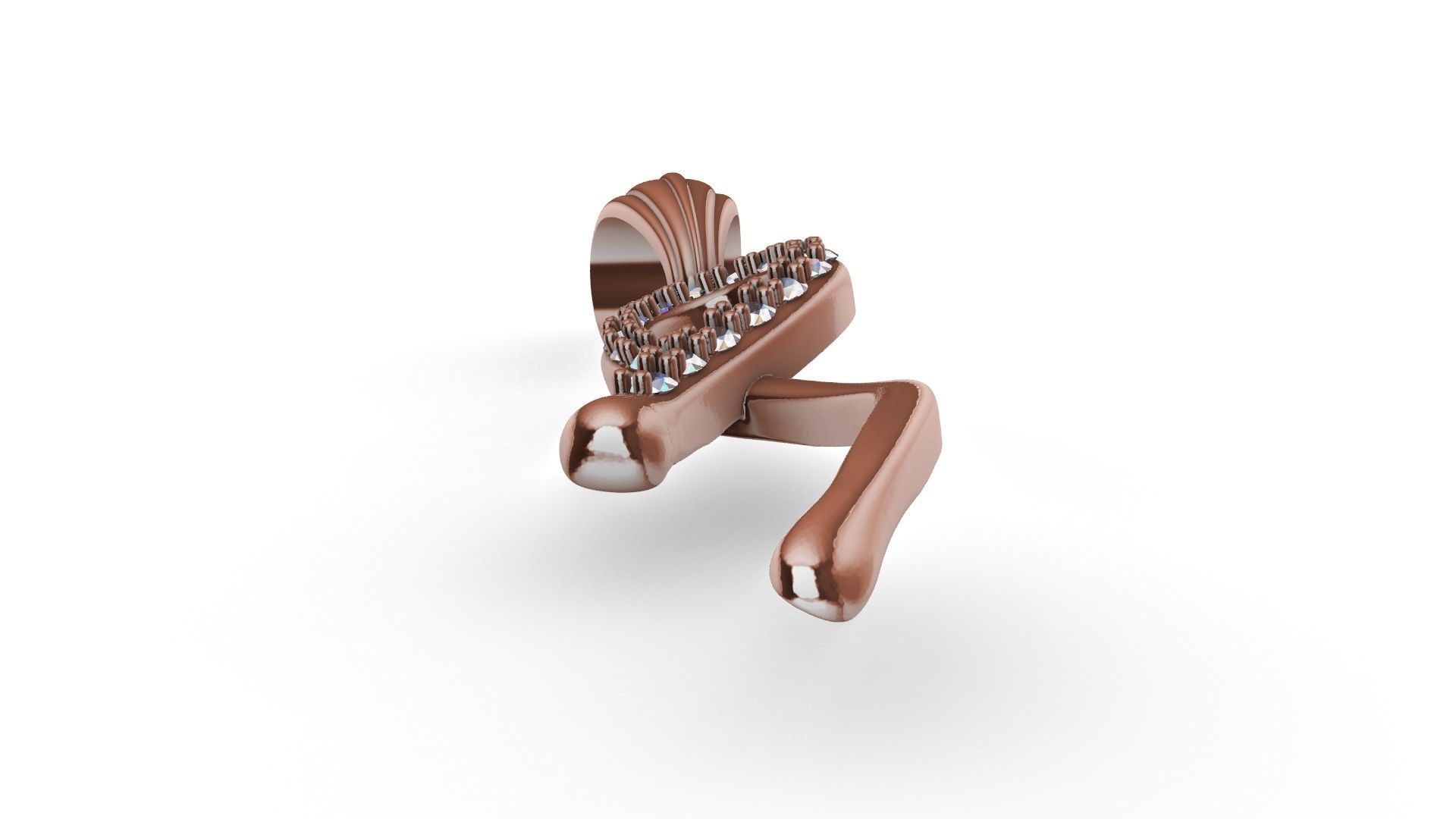 diamond pendant stl verified 3D print model_10