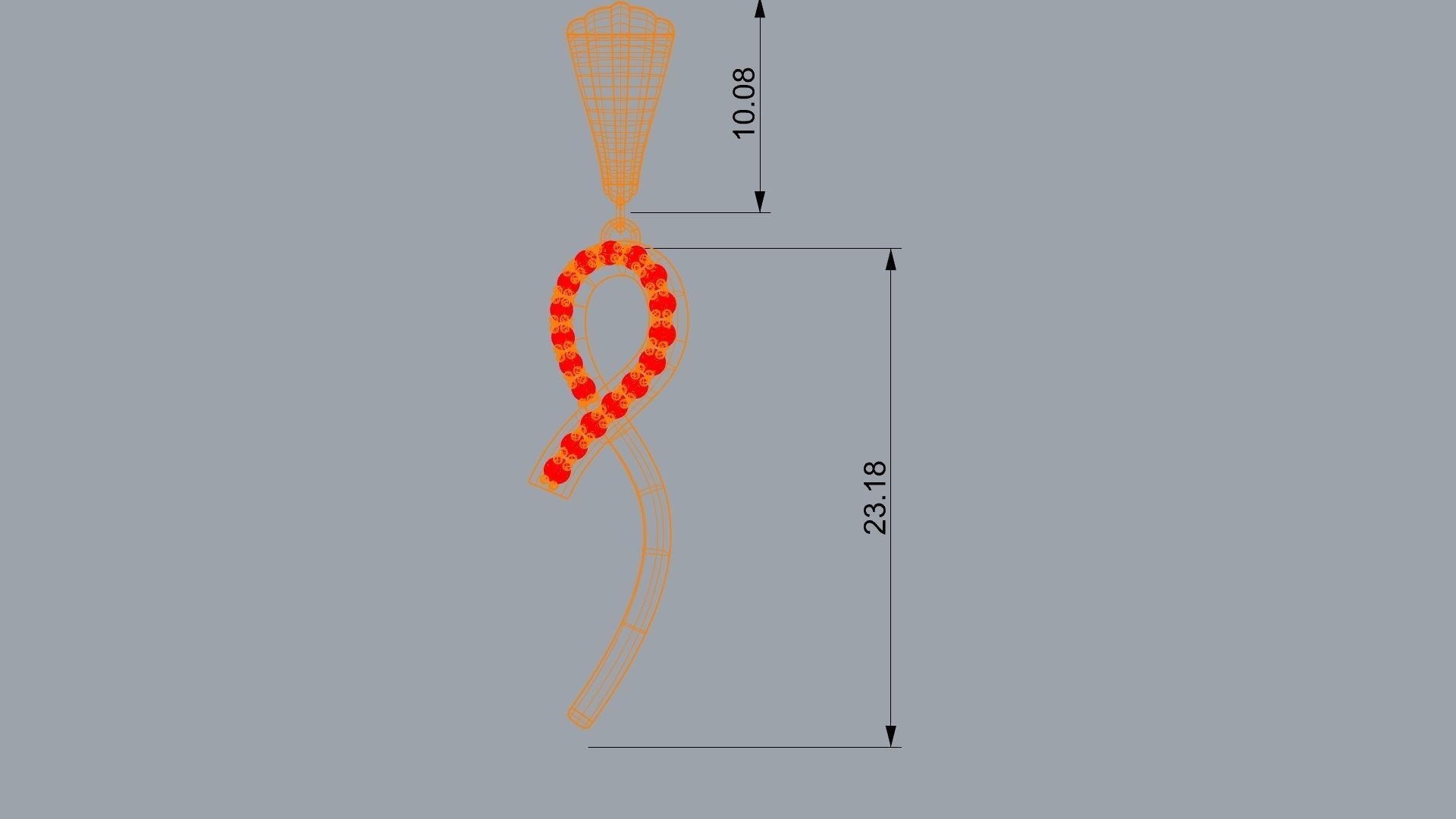 diamond pendant stl verified 3D print model_6