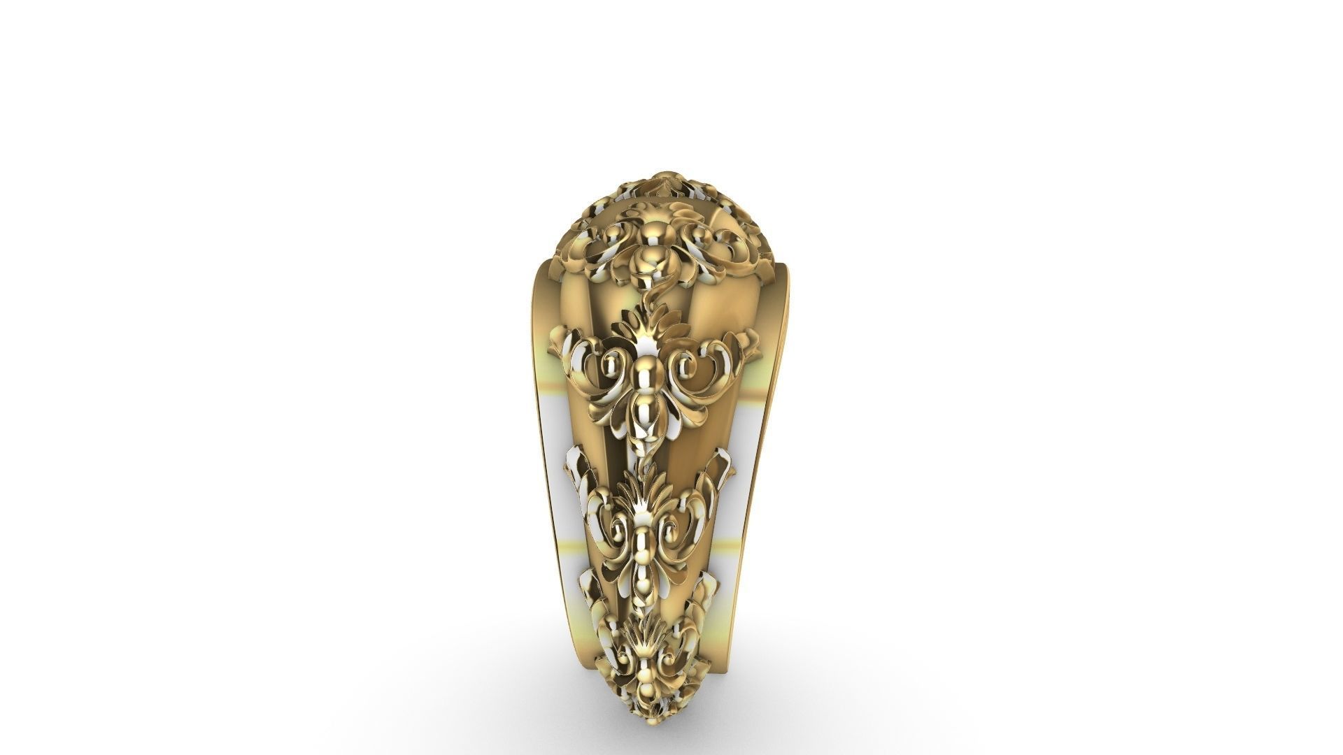 DESIGNER ORNAMENT RING STL VERIFIED 3D print model_8