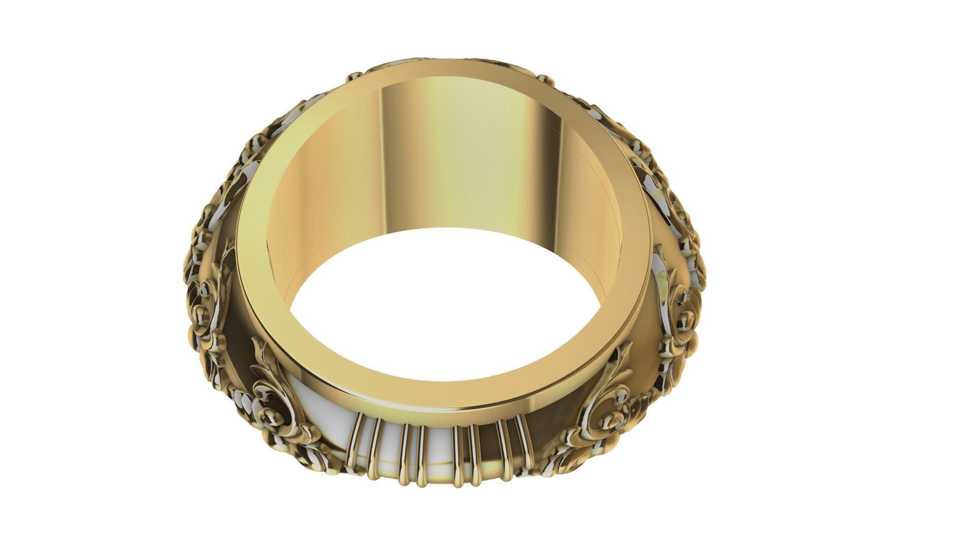 DESIGNER ORNAMENT RING STL VERIFIED 3D print model_5