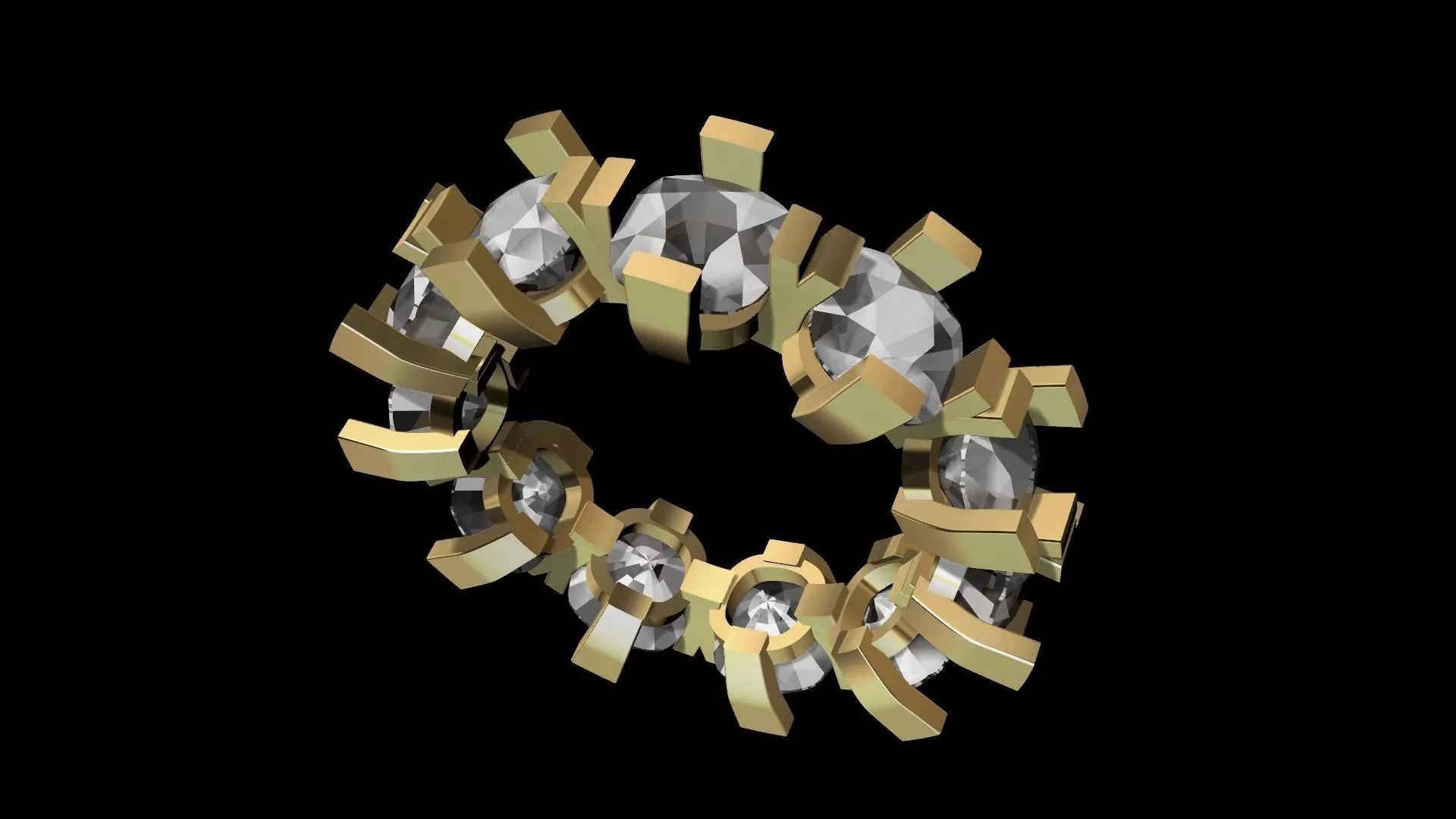 cushion y ring stl verified 3D print model_0