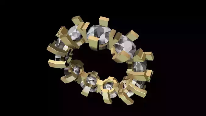 cushion y ring stl verified