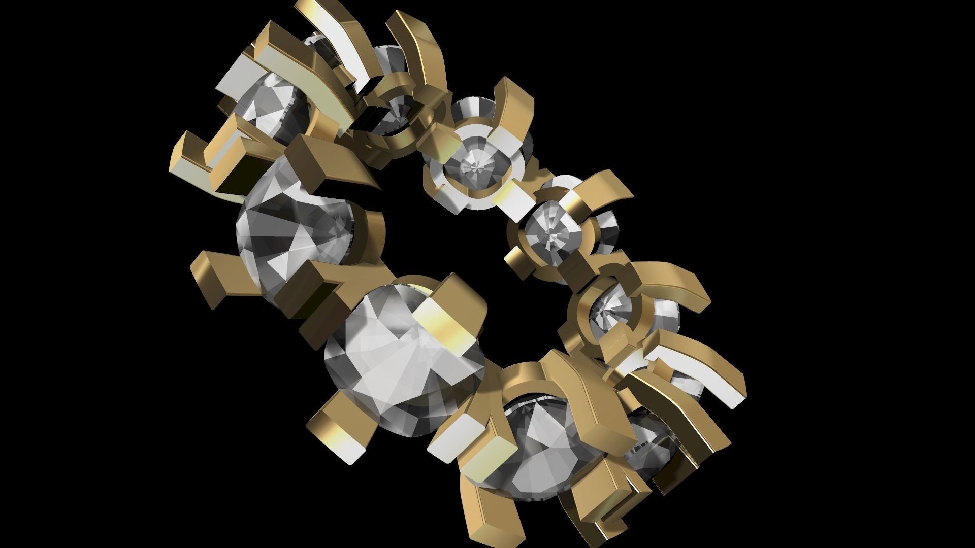 cushion y ring stl verified 3D print model_8