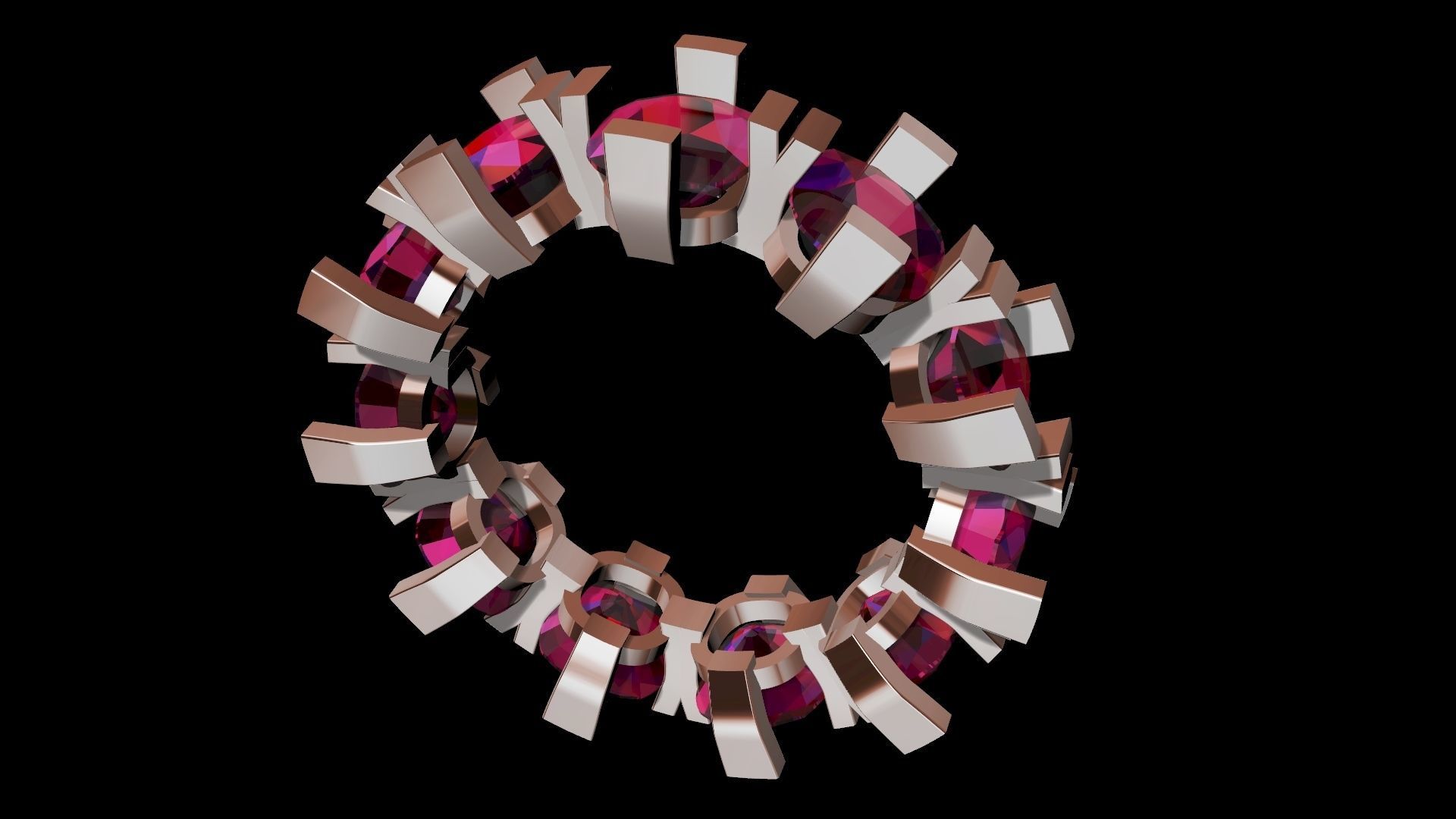 cushion y ring stl verified 3D print model_12