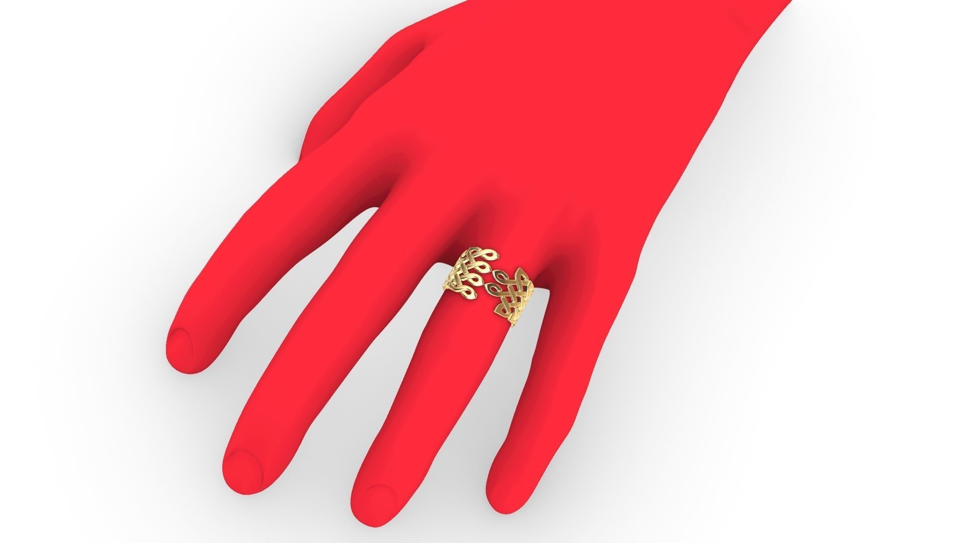 celtic knot ring tl verified 3D print model_5