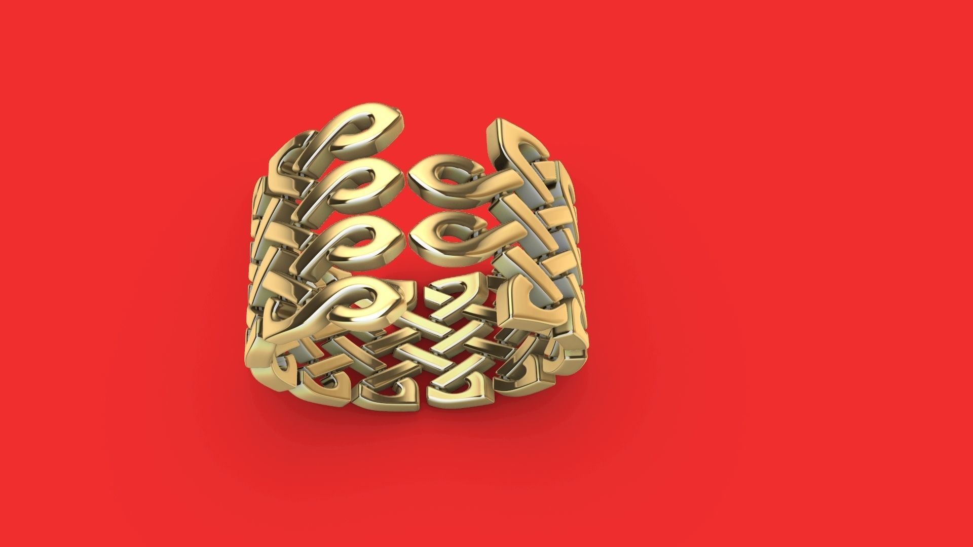 celtic knot ring tl verified 3D print model_2