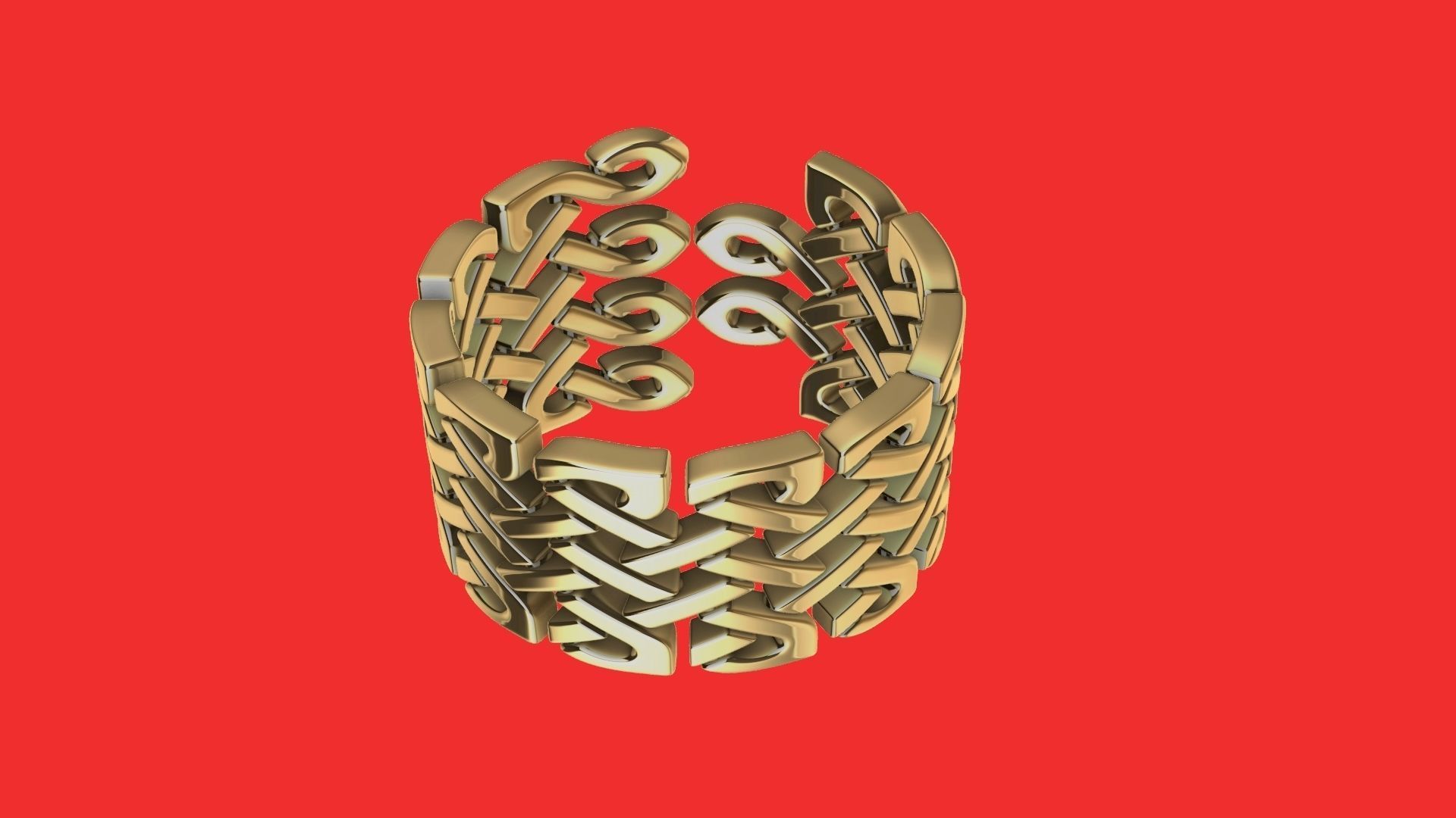 celtic knot ring tl verified 3D print model_12