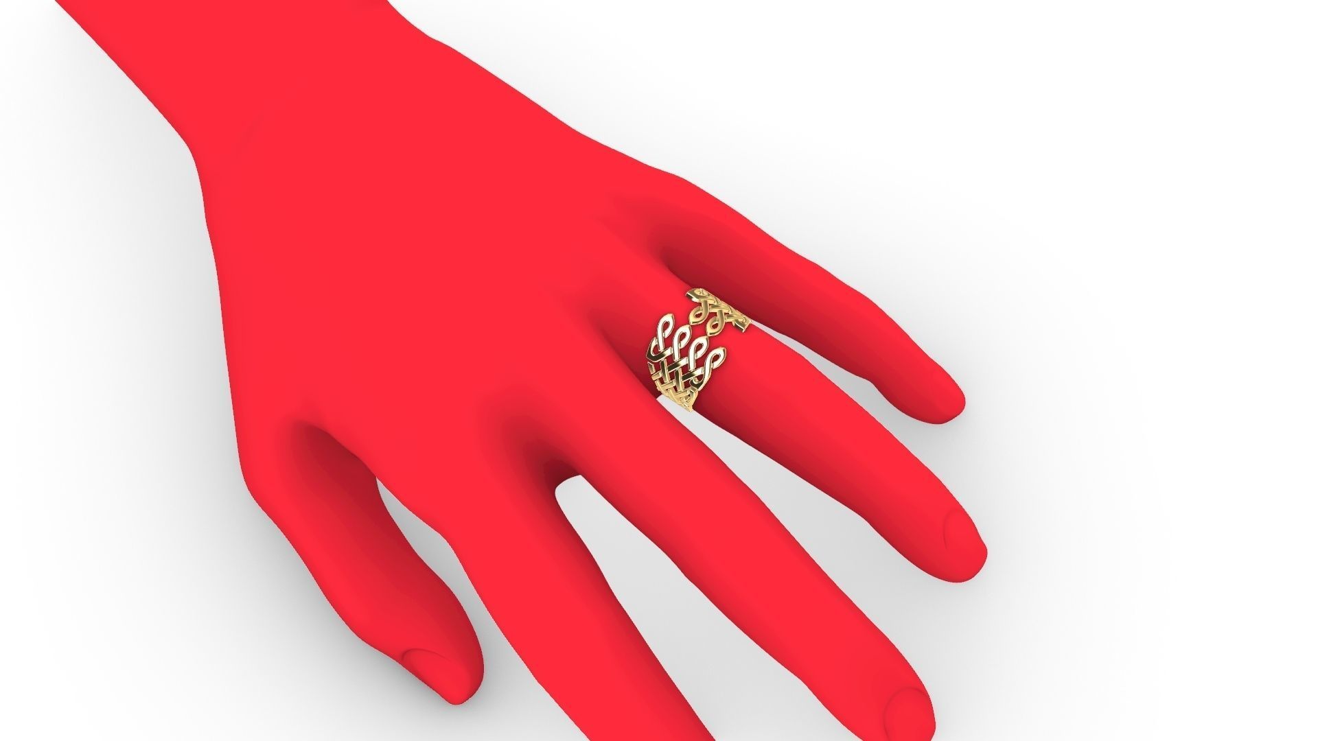 celtic knot ring tl verified 3D print model_4