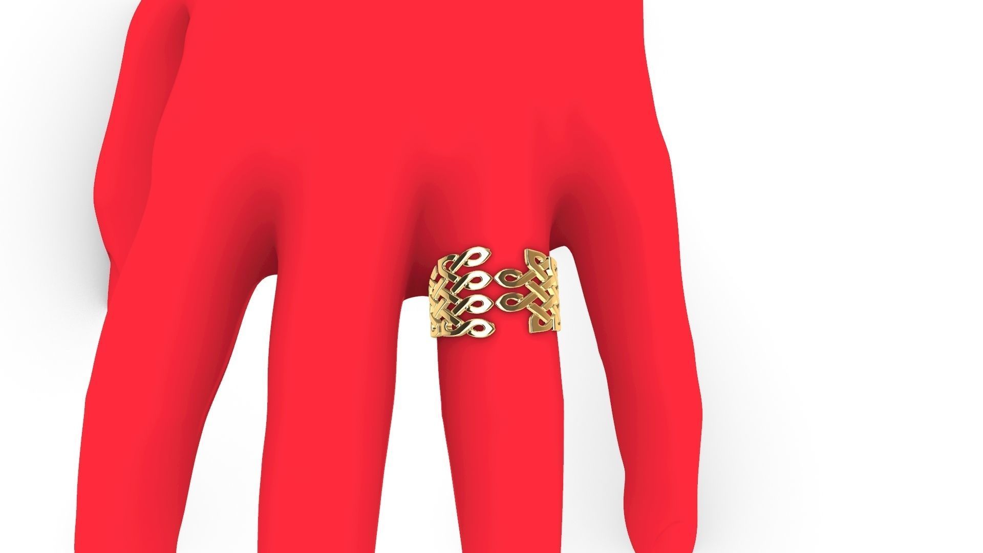 celtic knot ring tl verified 3D print model_8