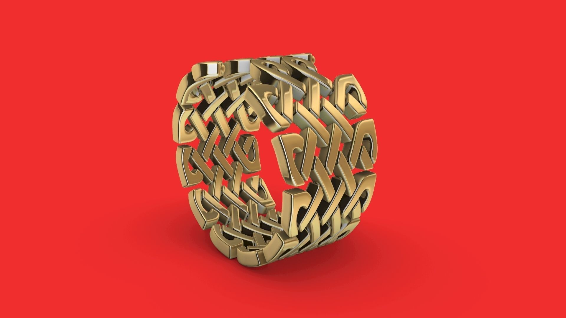 celtic knot ring tl verified 3D print model_13