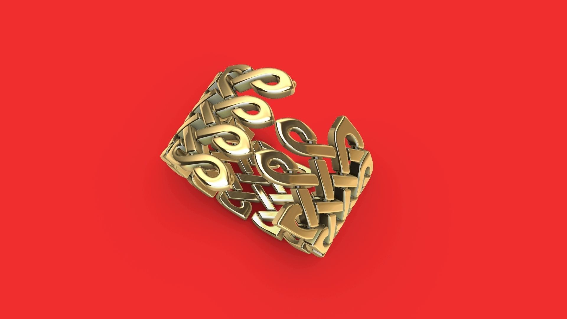 celtic knot ring tl verified 3D print model_1