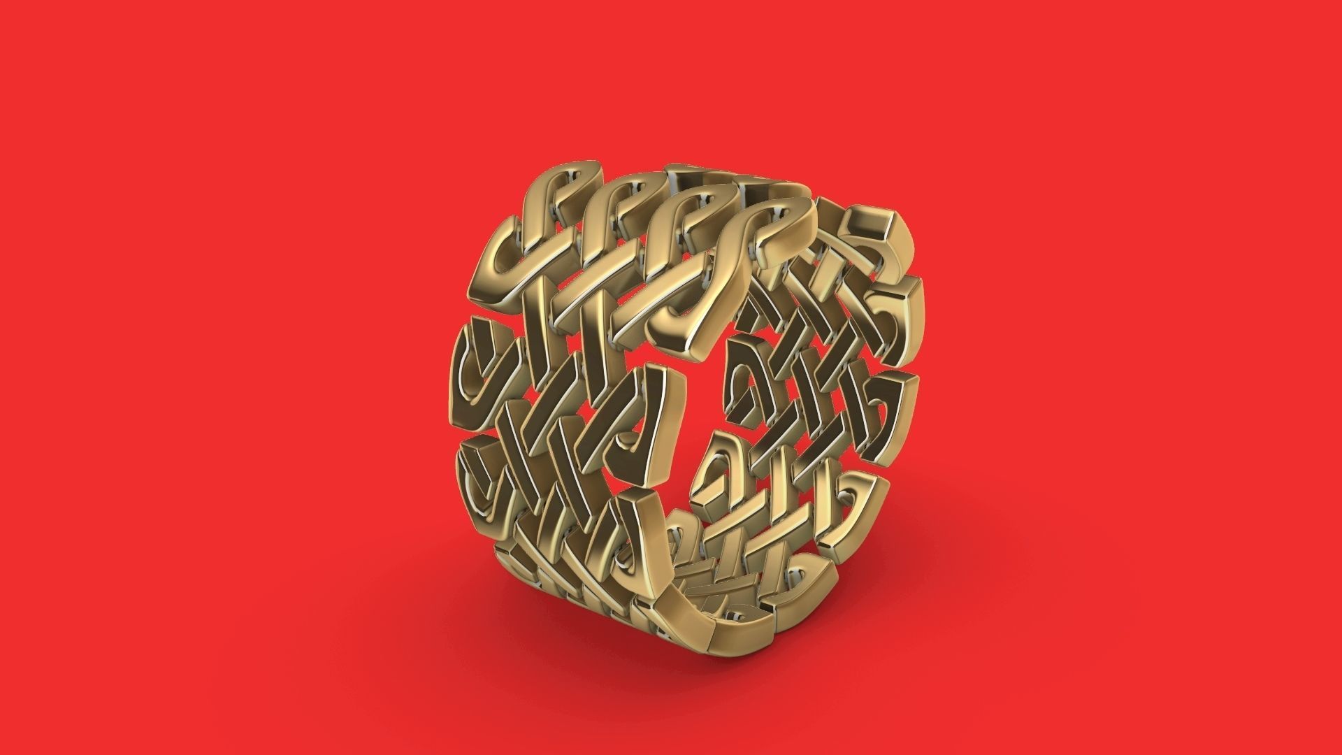 celtic knot ring tl verified 3D print model_11