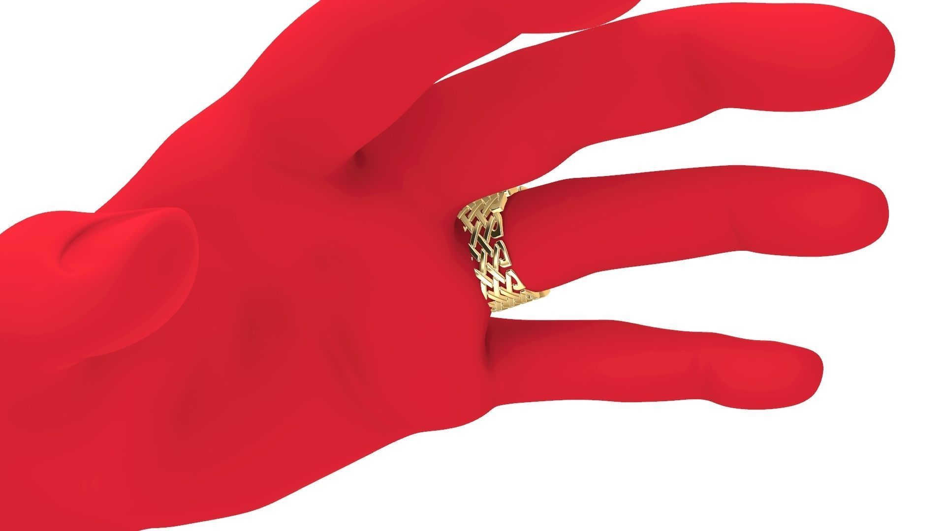 celtic knot ring tl verified 3D print model_6