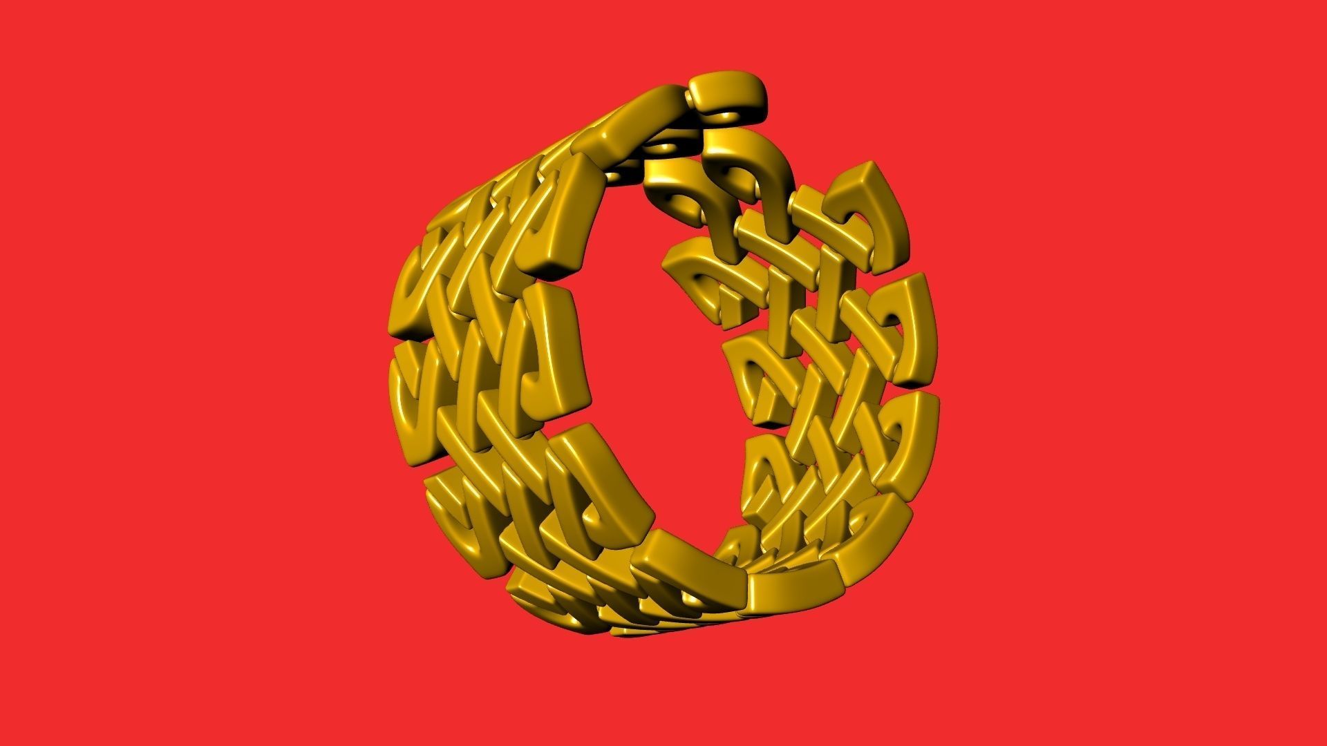 celtic knot ring tl verified 3D print model_17