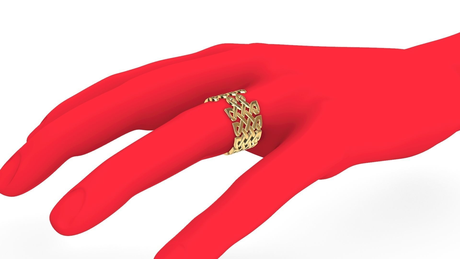 celtic knot ring tl verified 3D print model_7