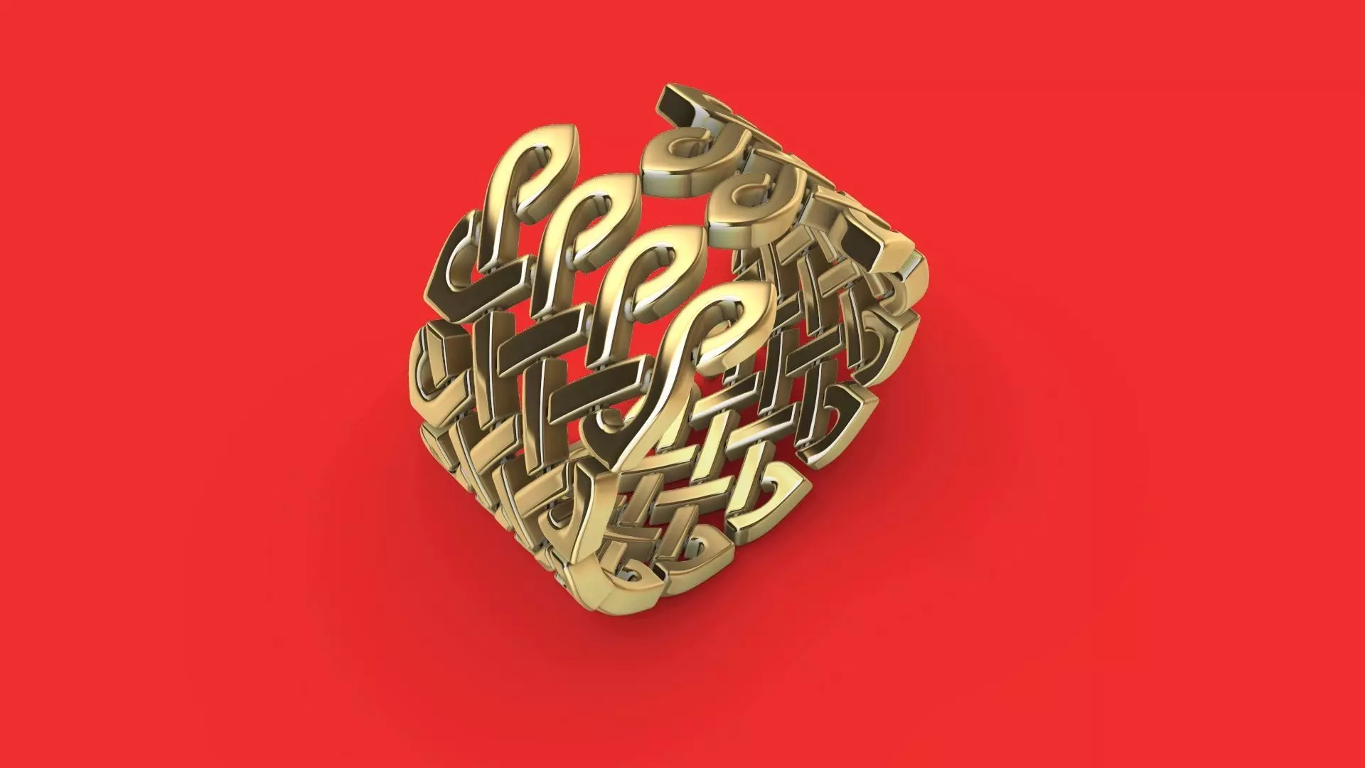 celtic knot ring tl verified 3D print model_0
