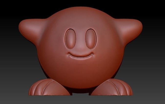 Kirbi Cartoon 3D print model