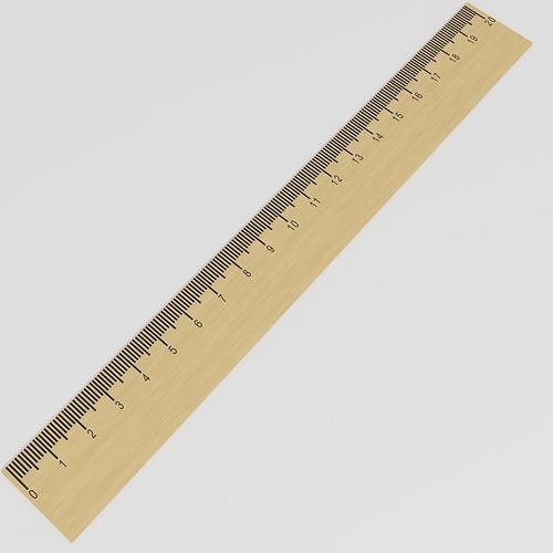 Ruler 3D model