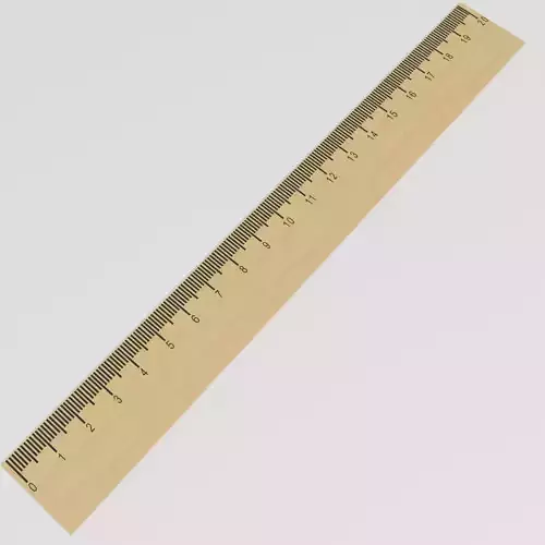 Ruler 3D model