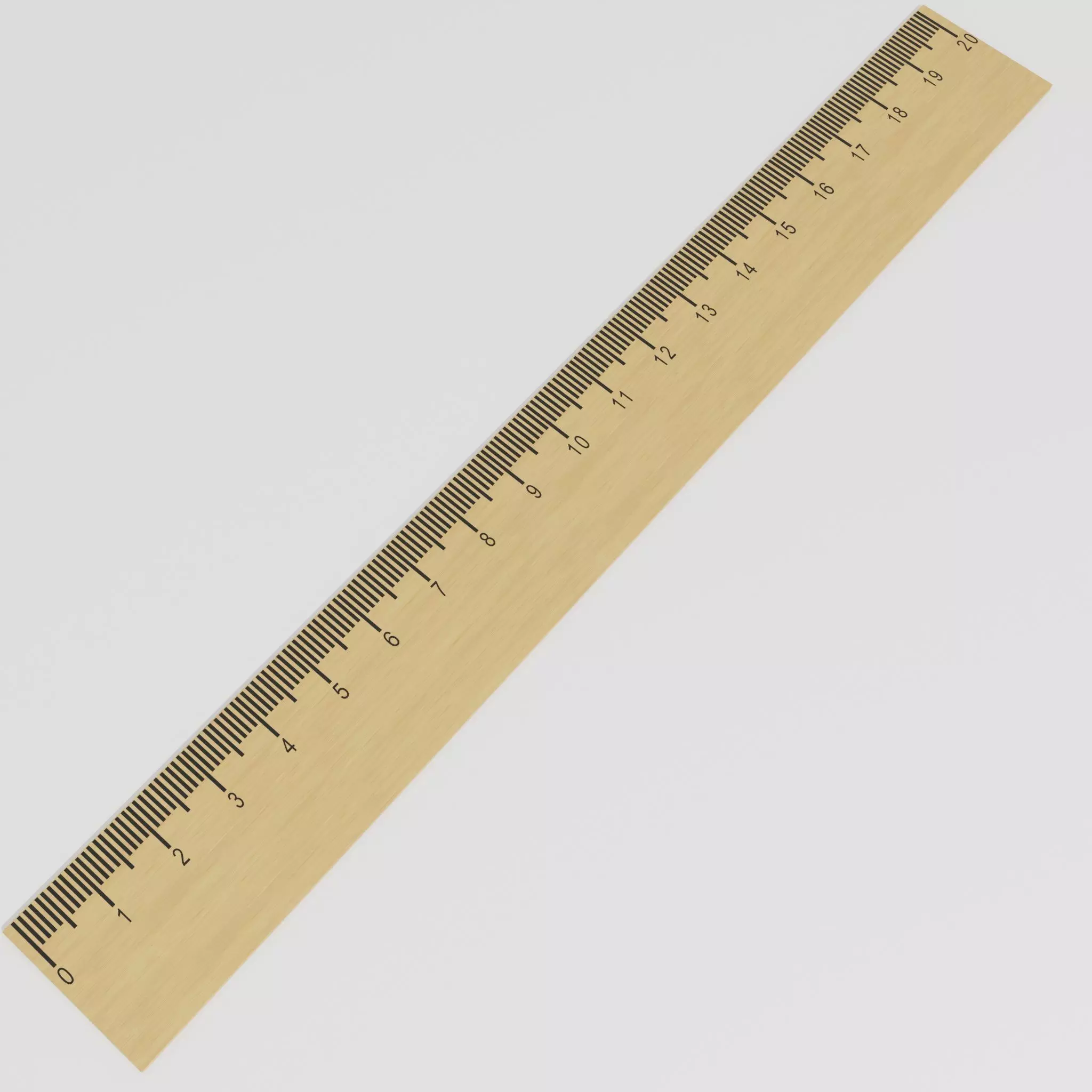 Ruler 3D model_0