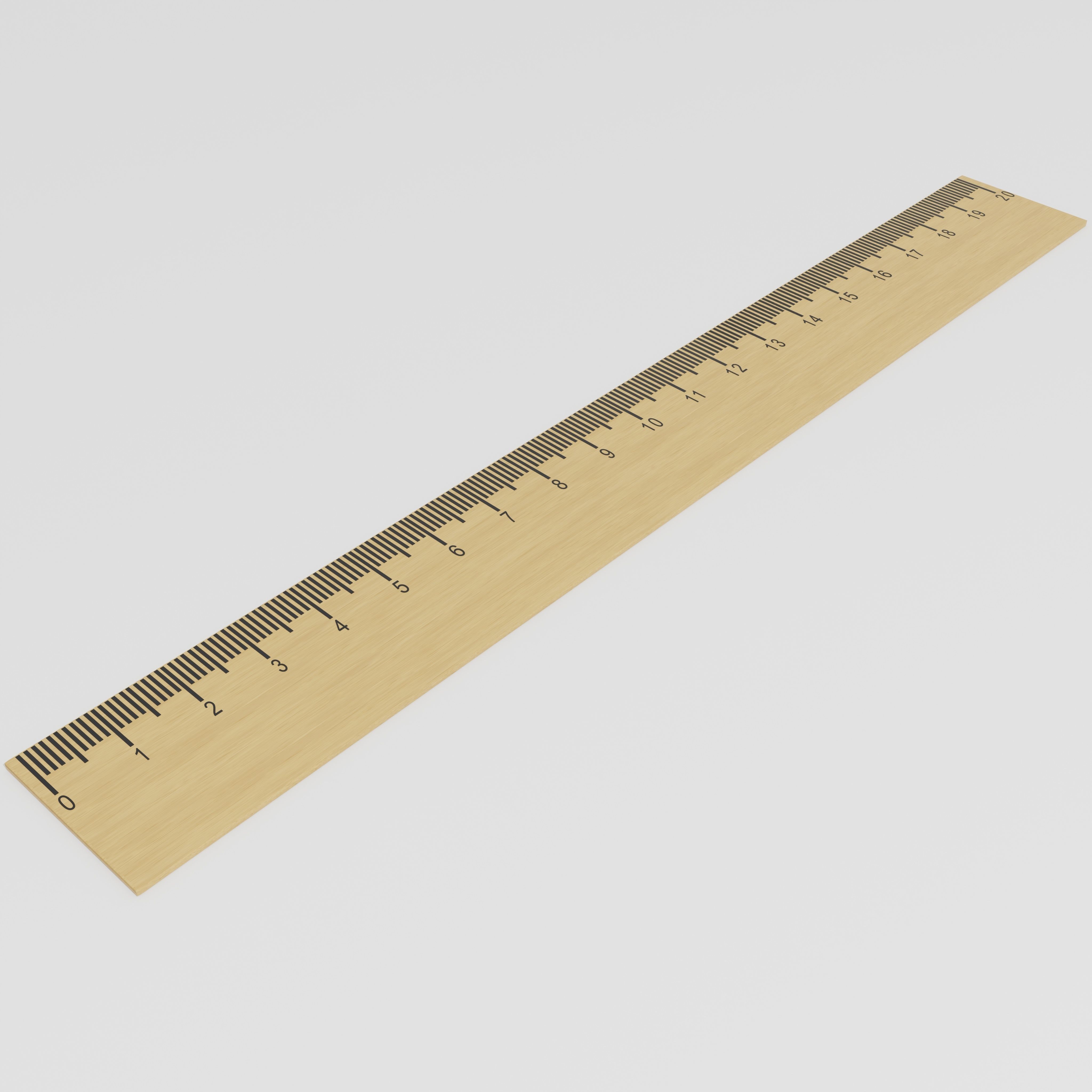 Ruler 3D model_1