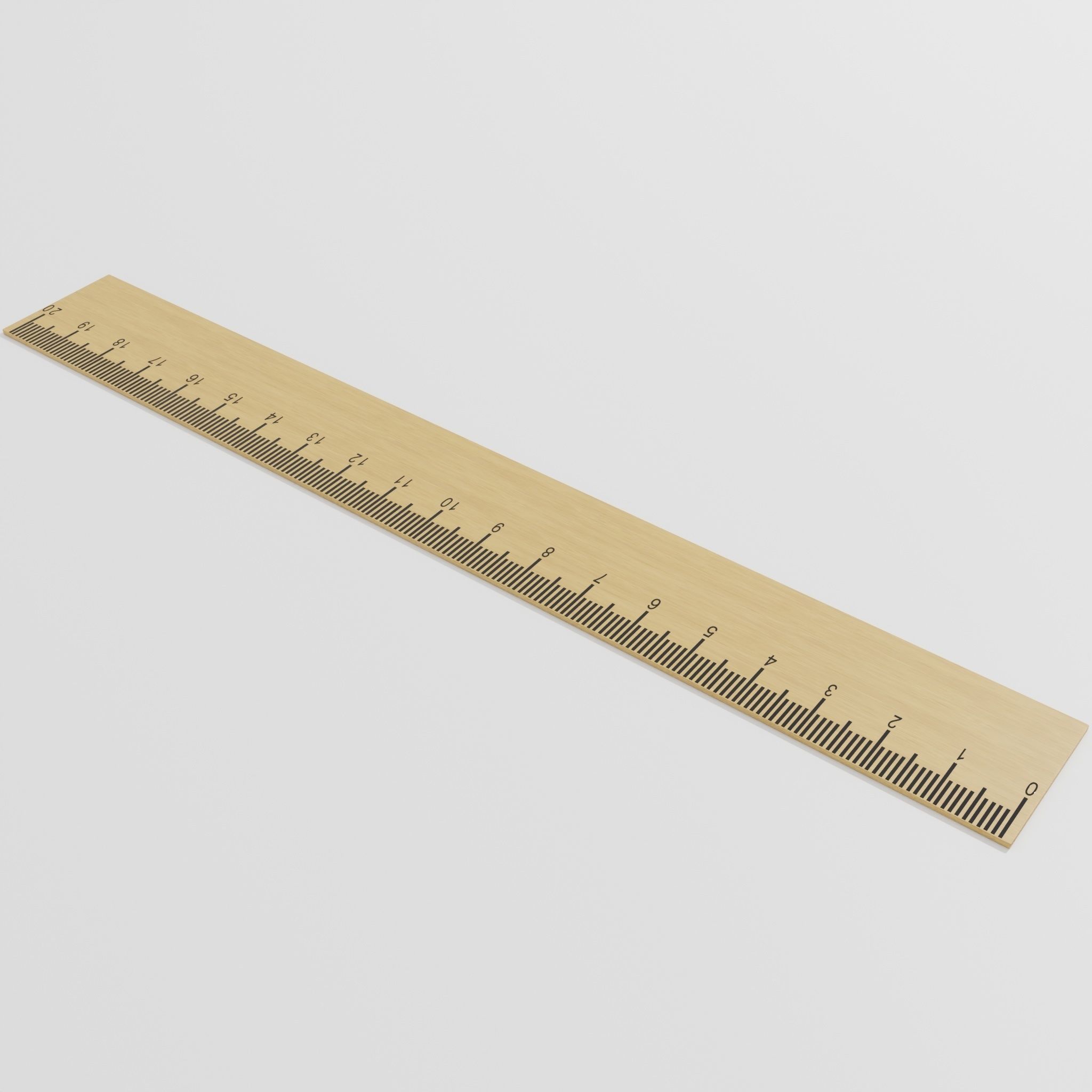 Ruler 3D model_7