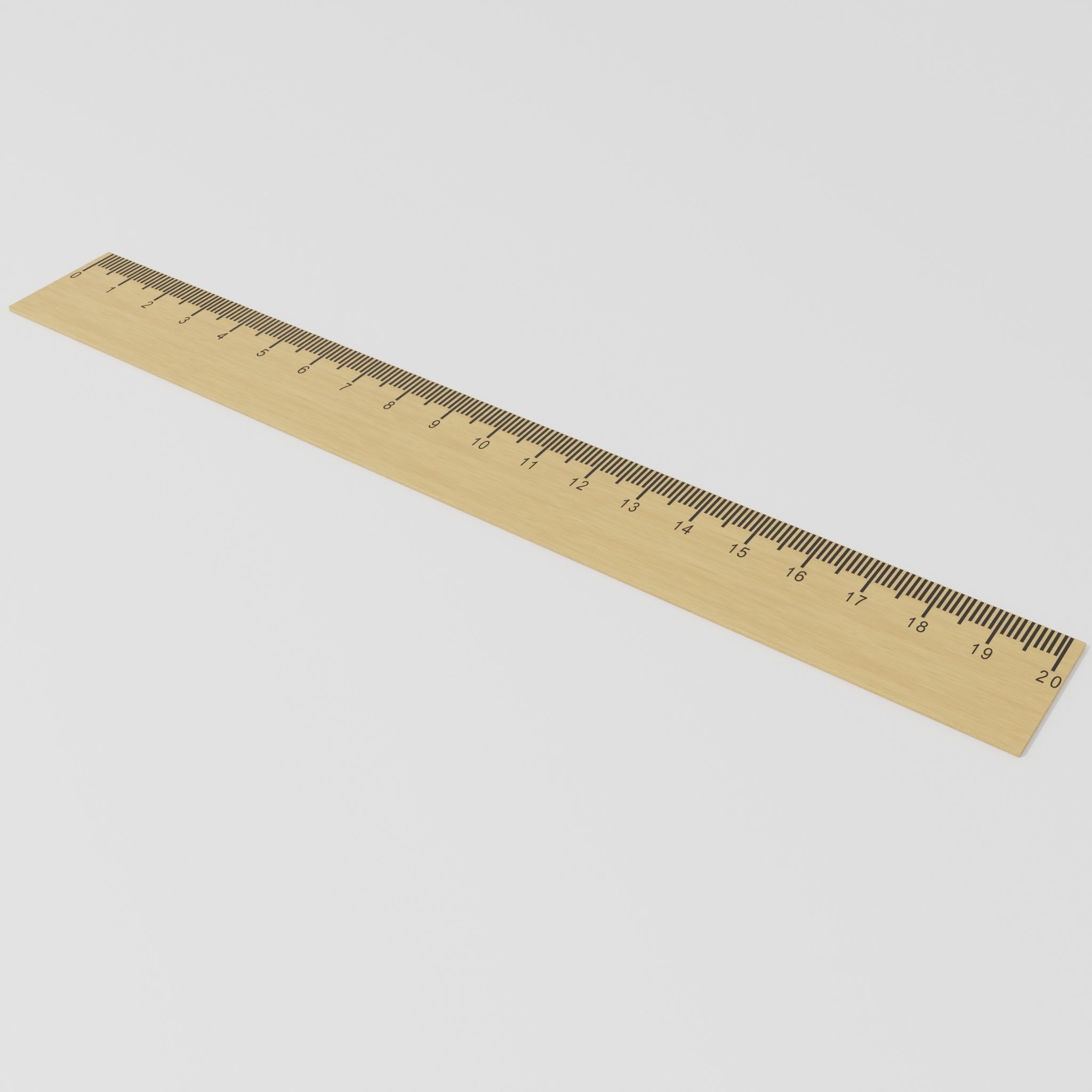 Ruler 3D model_3