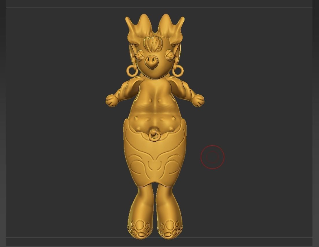 cartoon creature 2 stl verified 3D print model_1