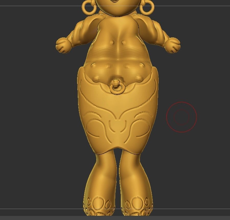 cartoon creature 2 stl verified 3D print model_5
