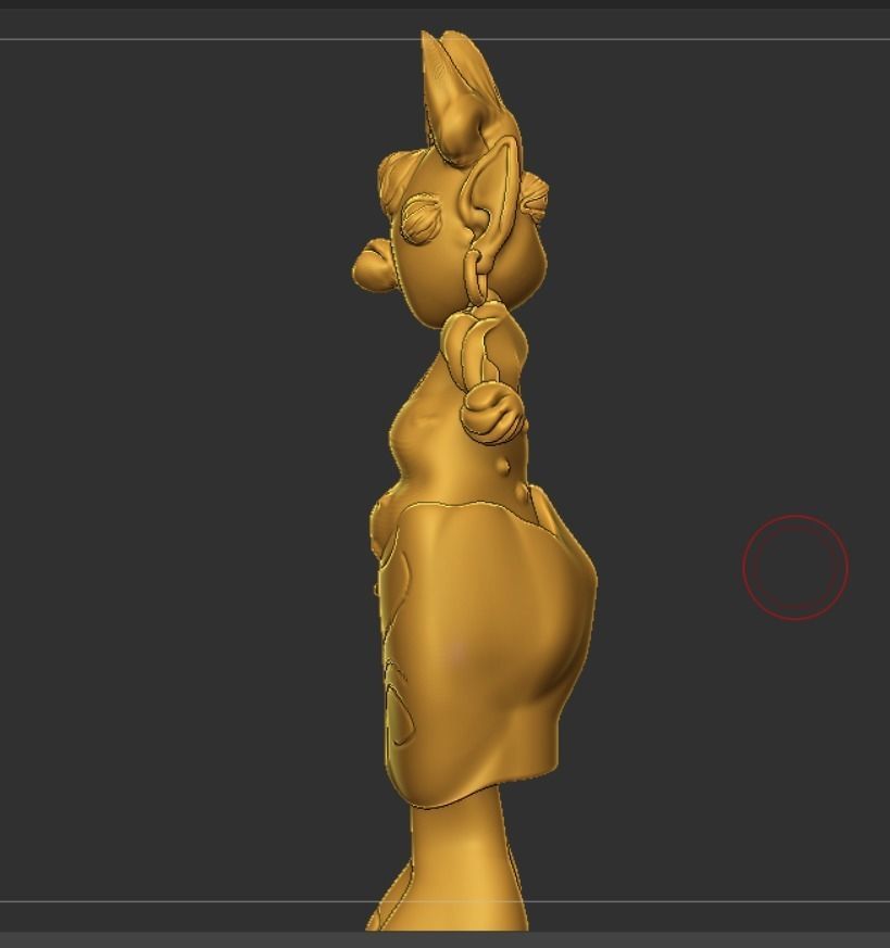cartoon creature 2 stl verified 3D print model_4