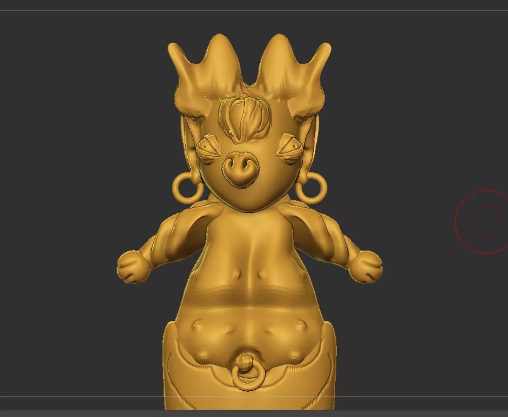 cartoon creature 2 stl verified 3D print model_0