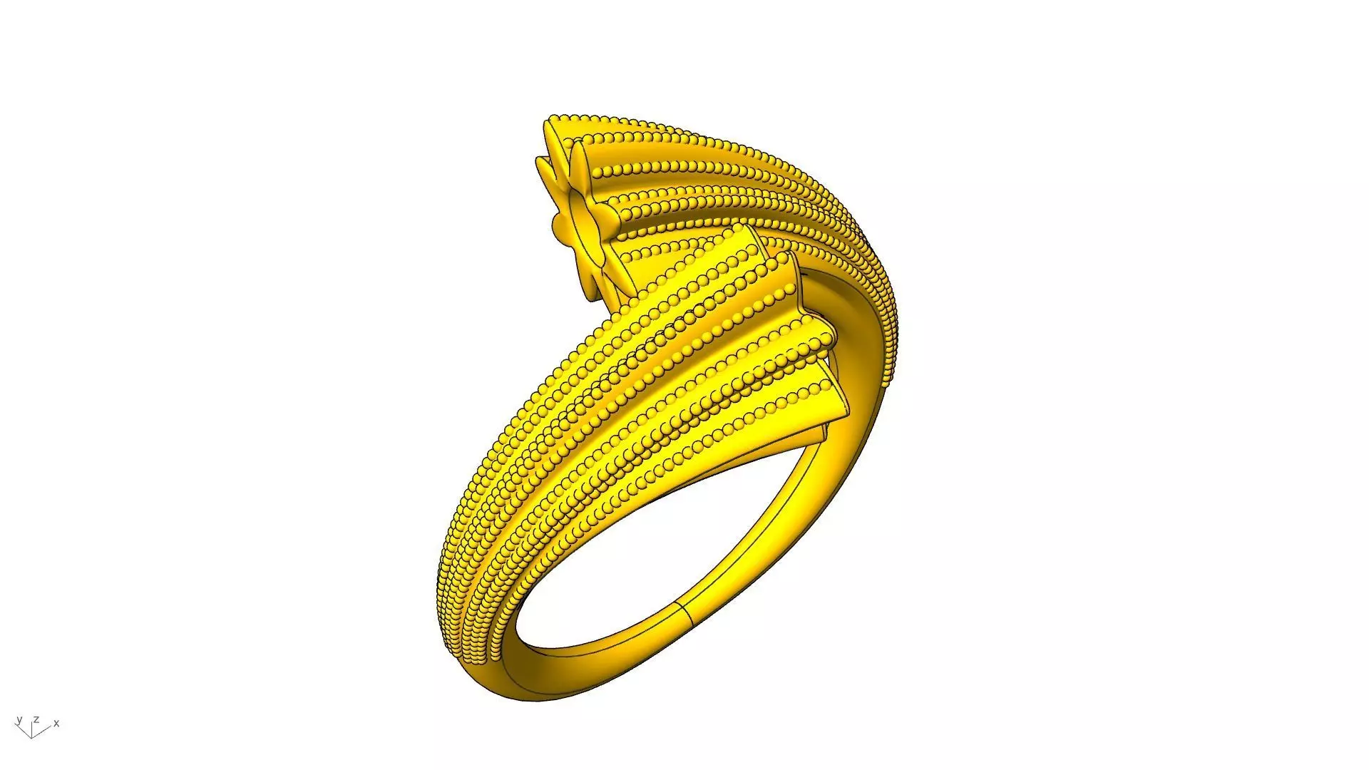 BYPASS MILGRAIN RING stl verified 3D print model_0