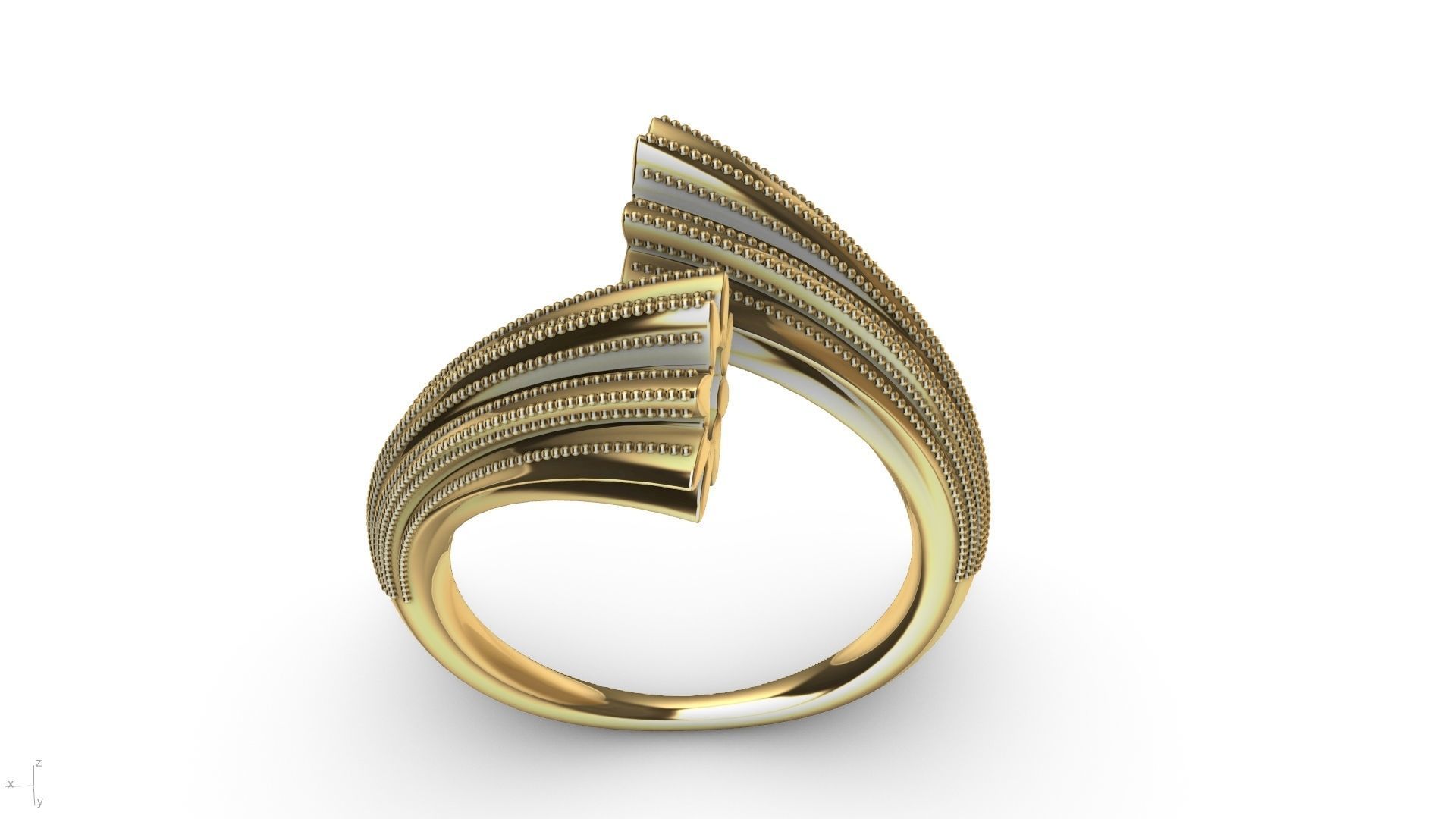 BYPASS MILGRAIN RING stl verified 3D print model_11