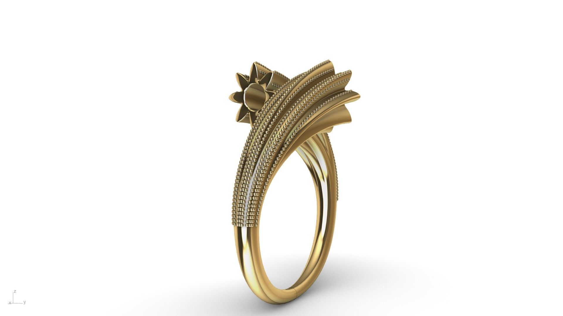 BYPASS MILGRAIN RING stl verified 3D print model_15